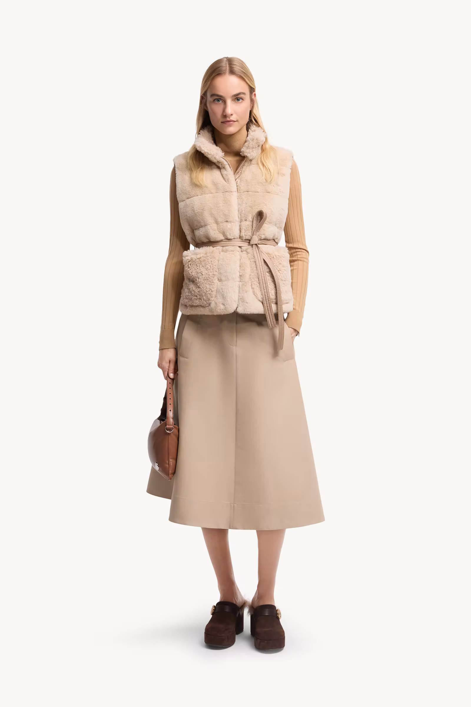 Joui Faux Fur & Teddy Down Vest