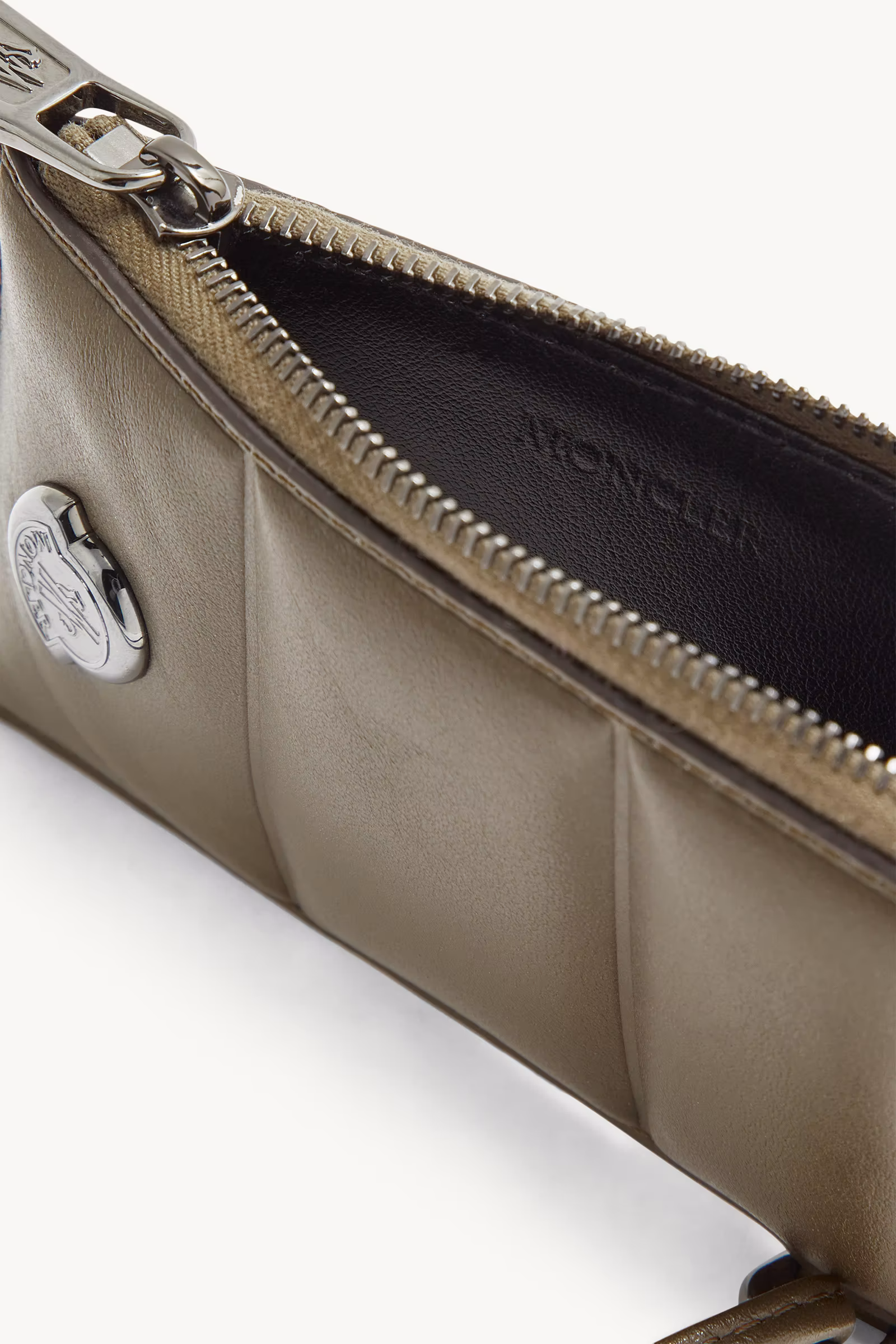 Doudoune Quilted Leather Card Holder