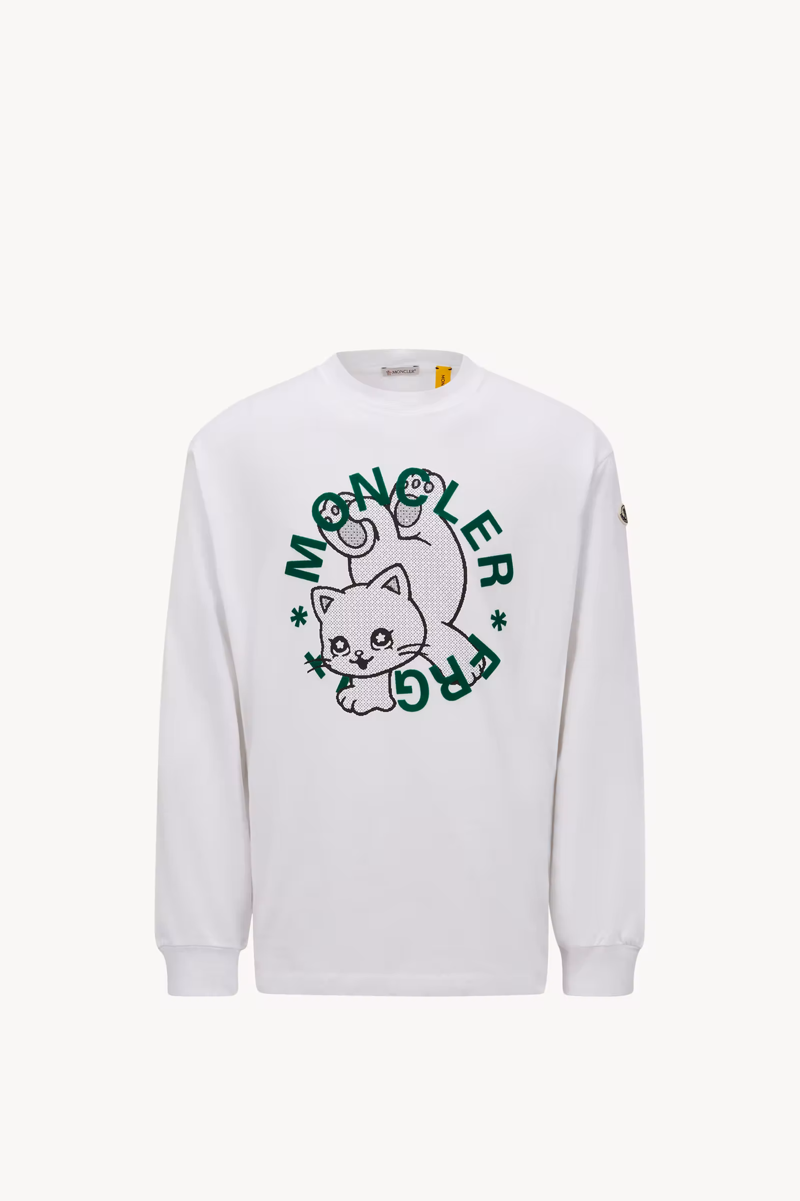 Moncler x FRGMT Cartoon Logo Long Sleeve T-Shirt