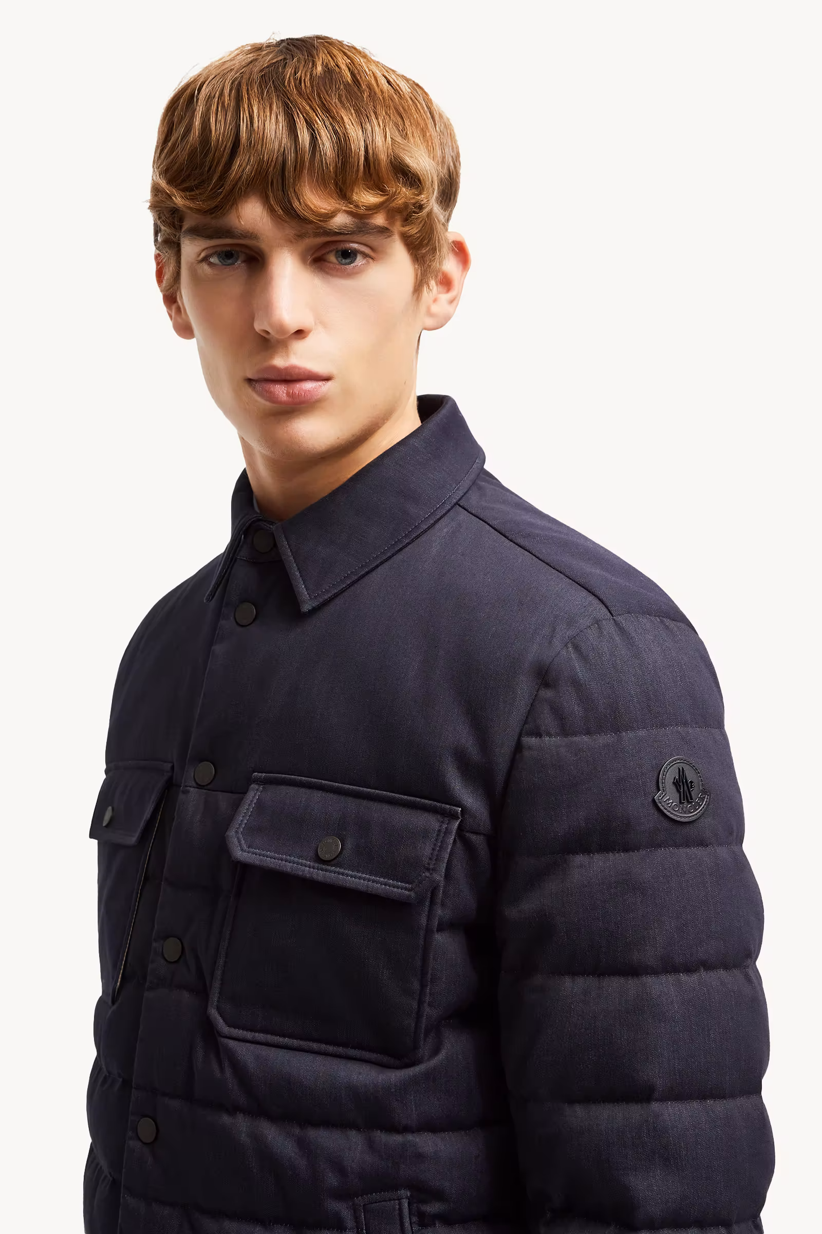 Mirmandix Chambray Down Shirt Jacket