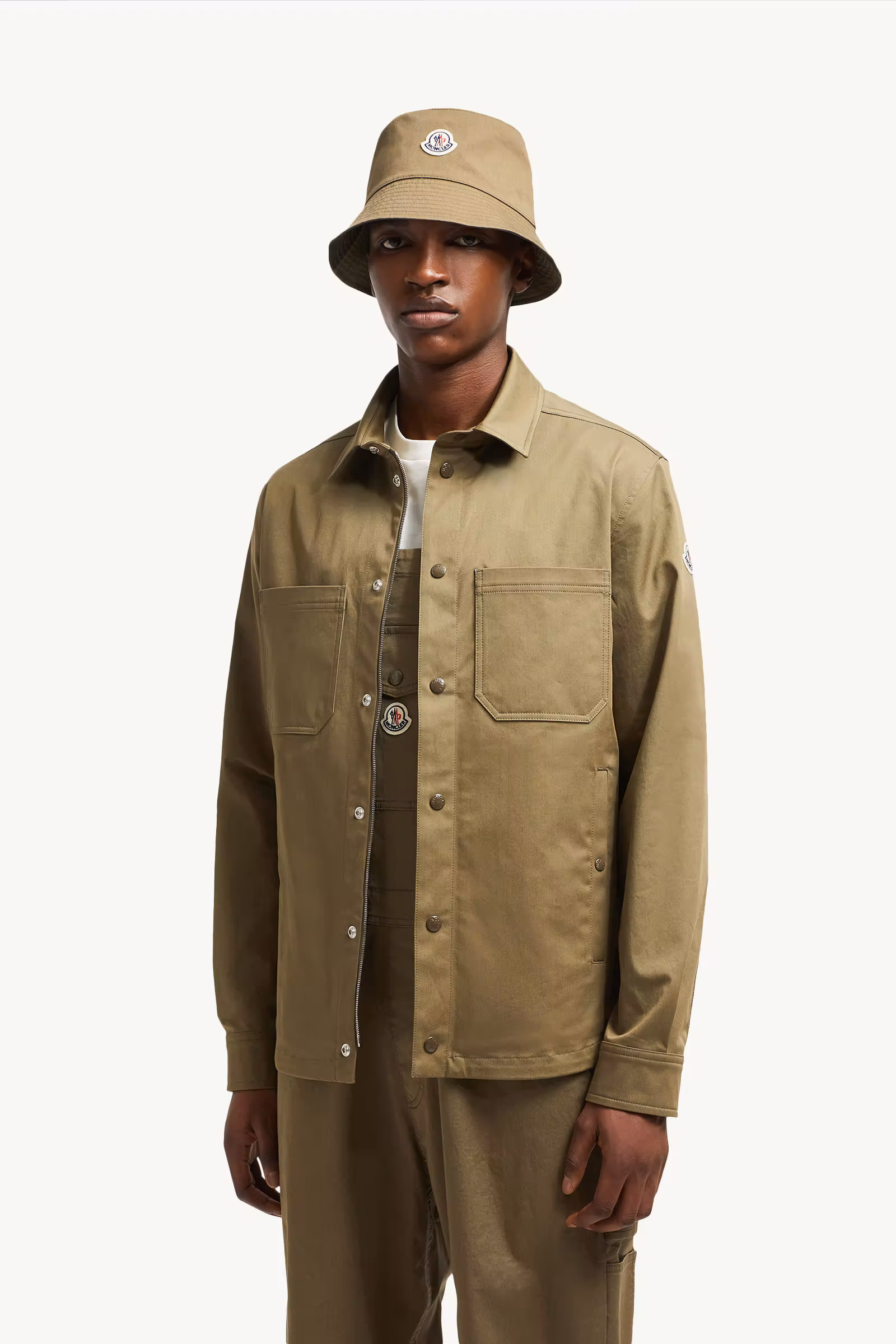 Cotton Gabardine Shirt Jacket