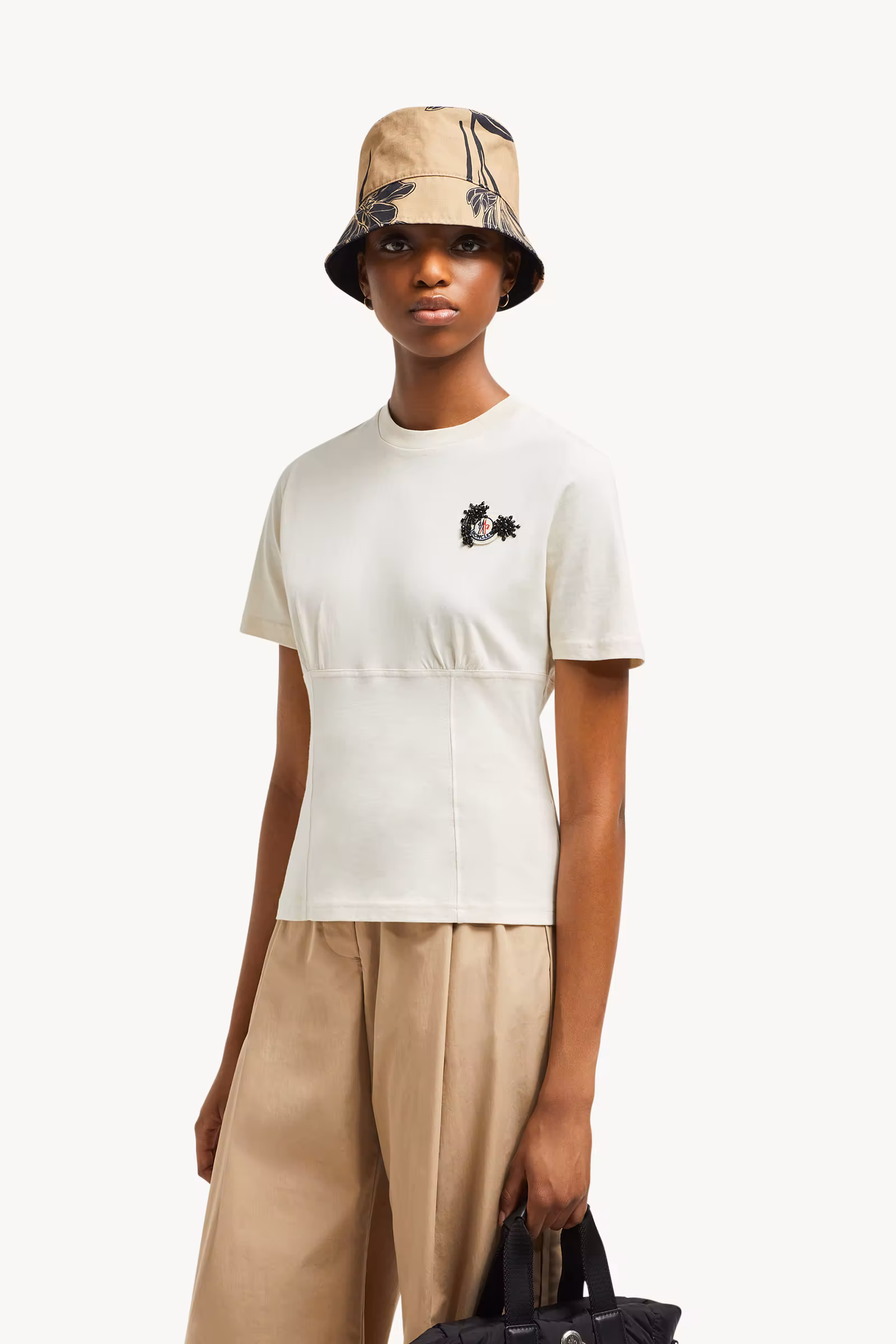 Hand-Beaded Cotton Top