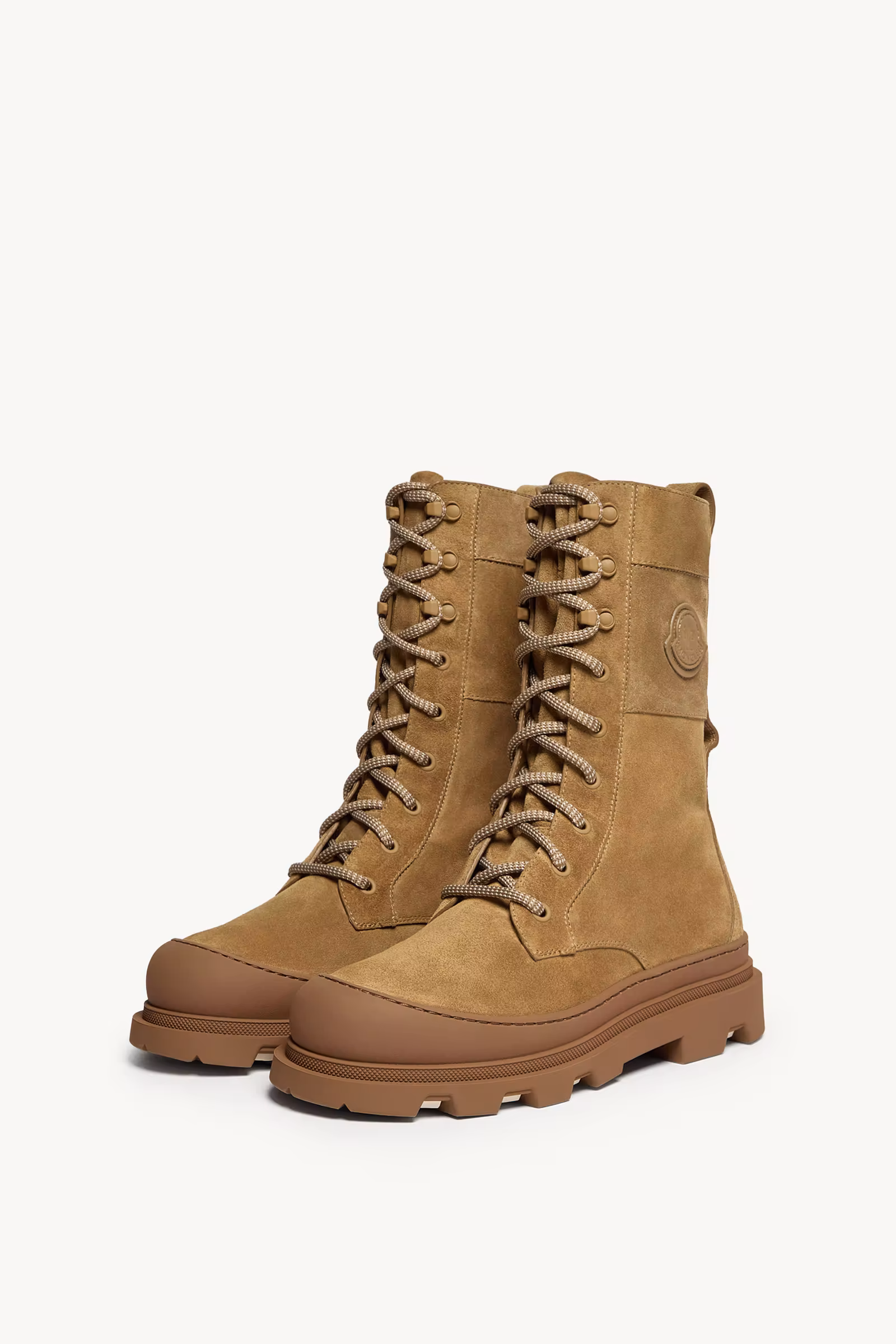 Vera High Suede Lace-Up Boots