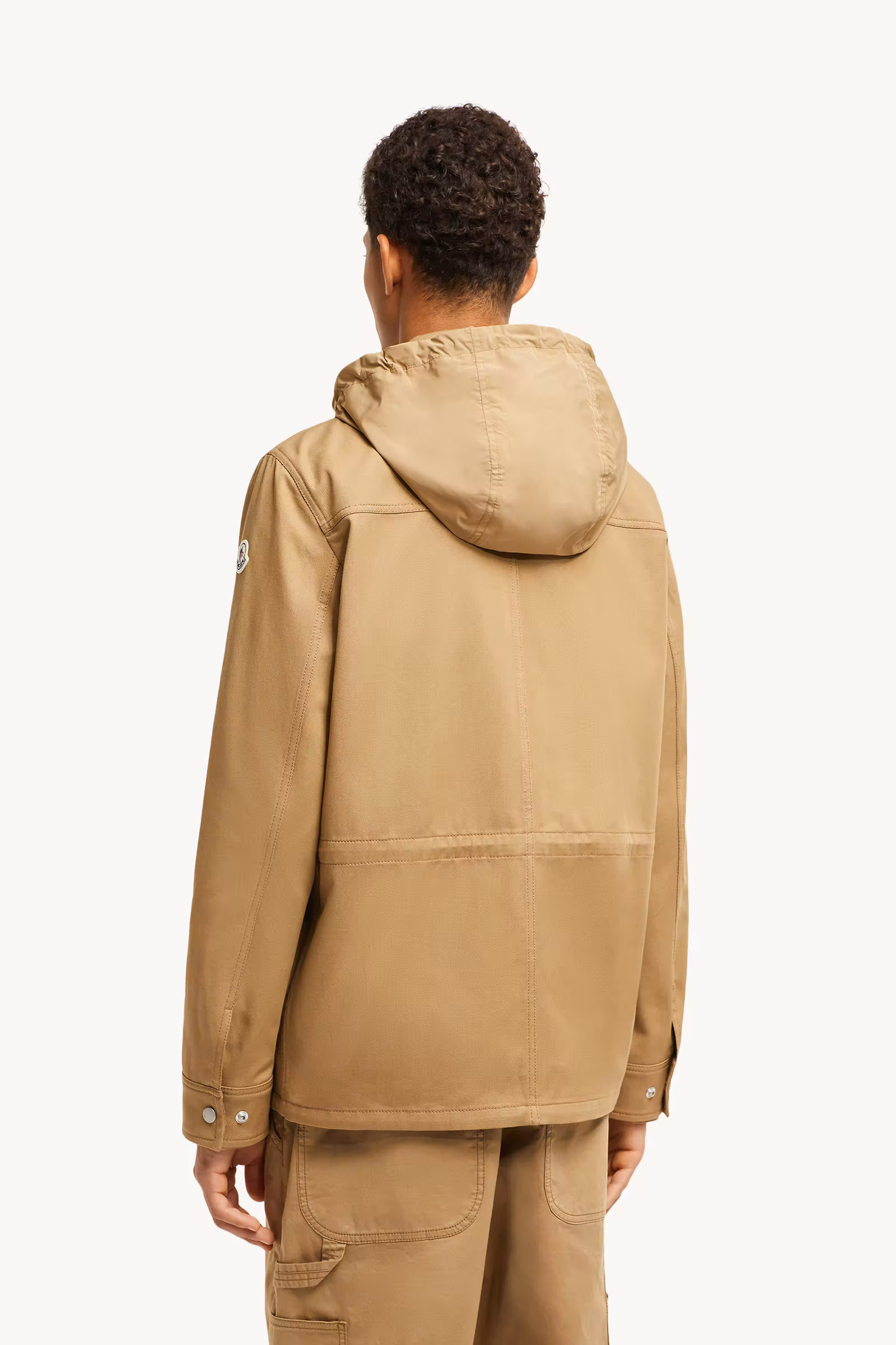 Guerledan Hooded Cotton Shirt Jacket