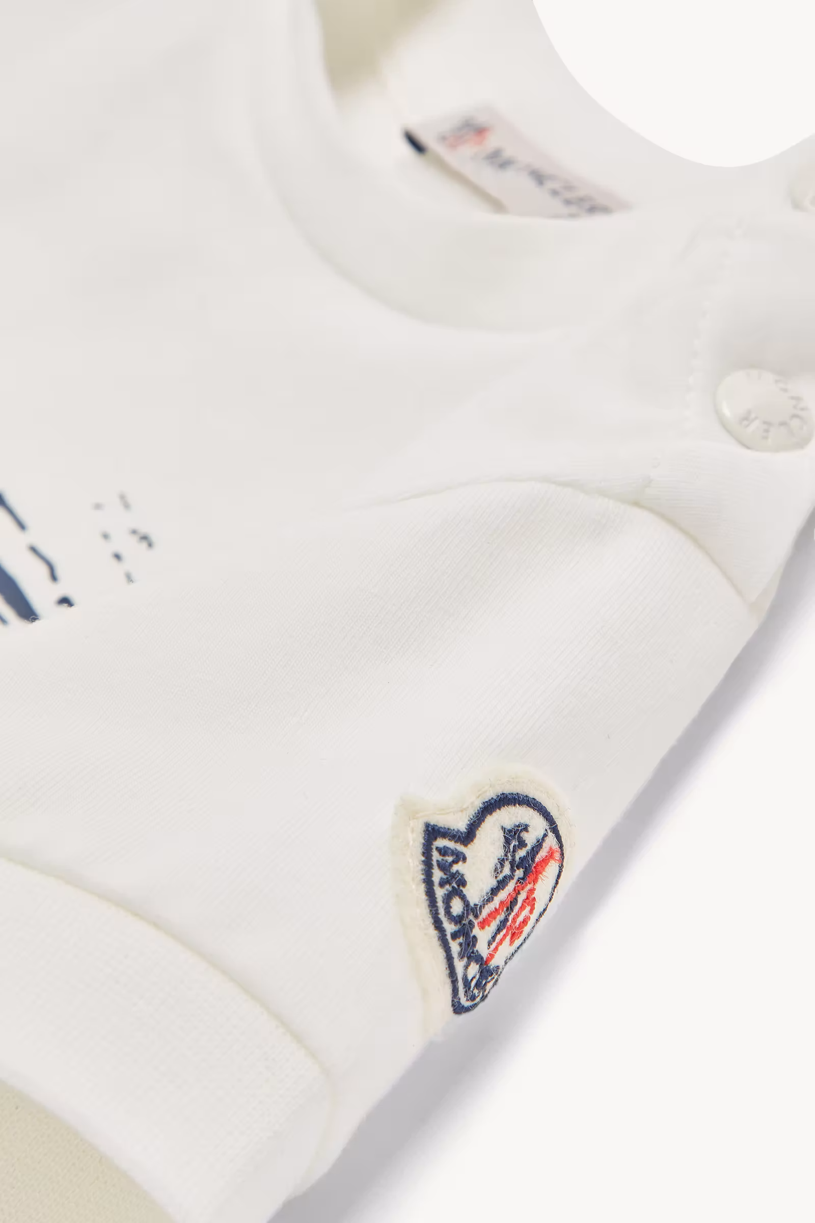 Whale Motif Cotton Romper