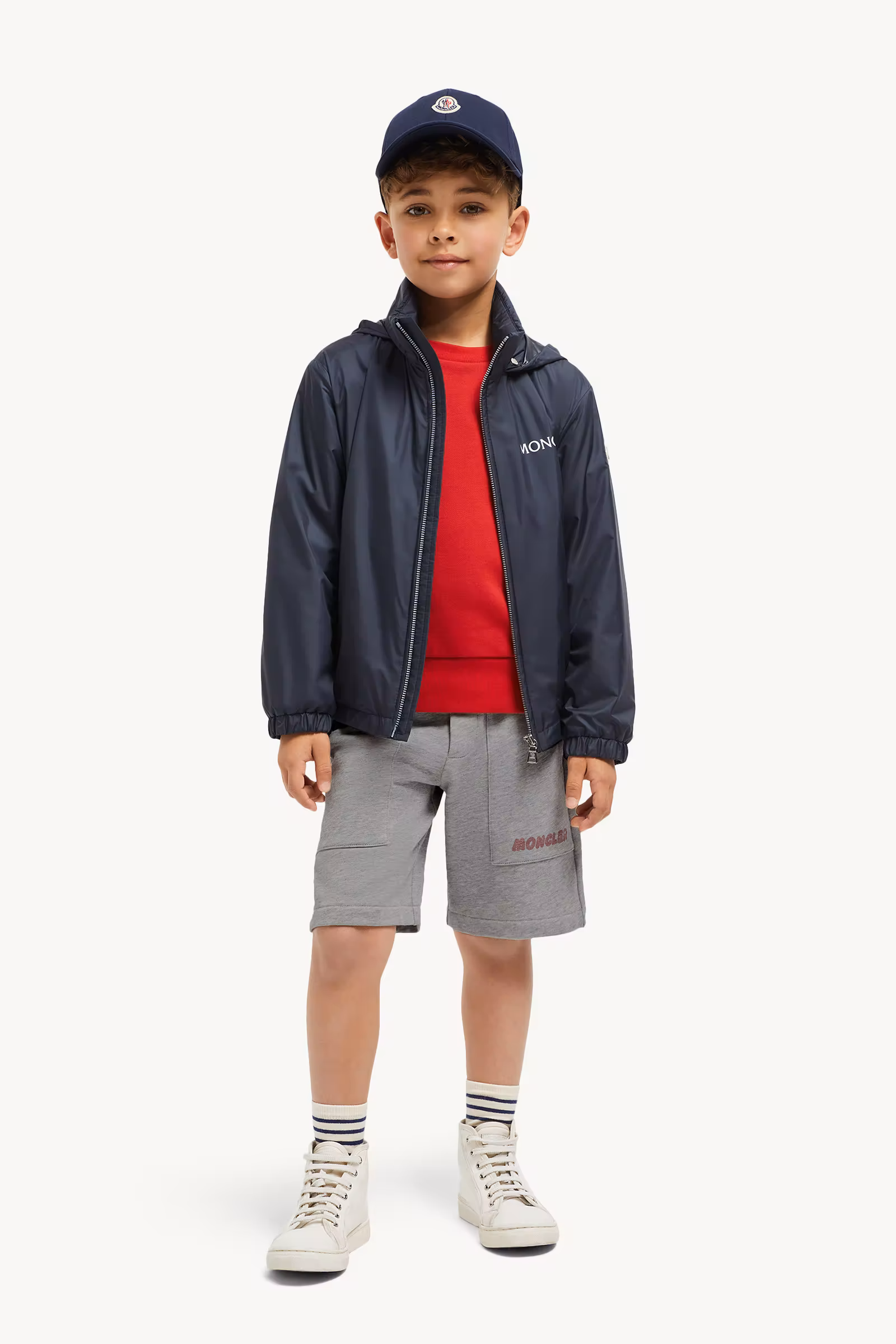 Optical Logo Cotton Shorts