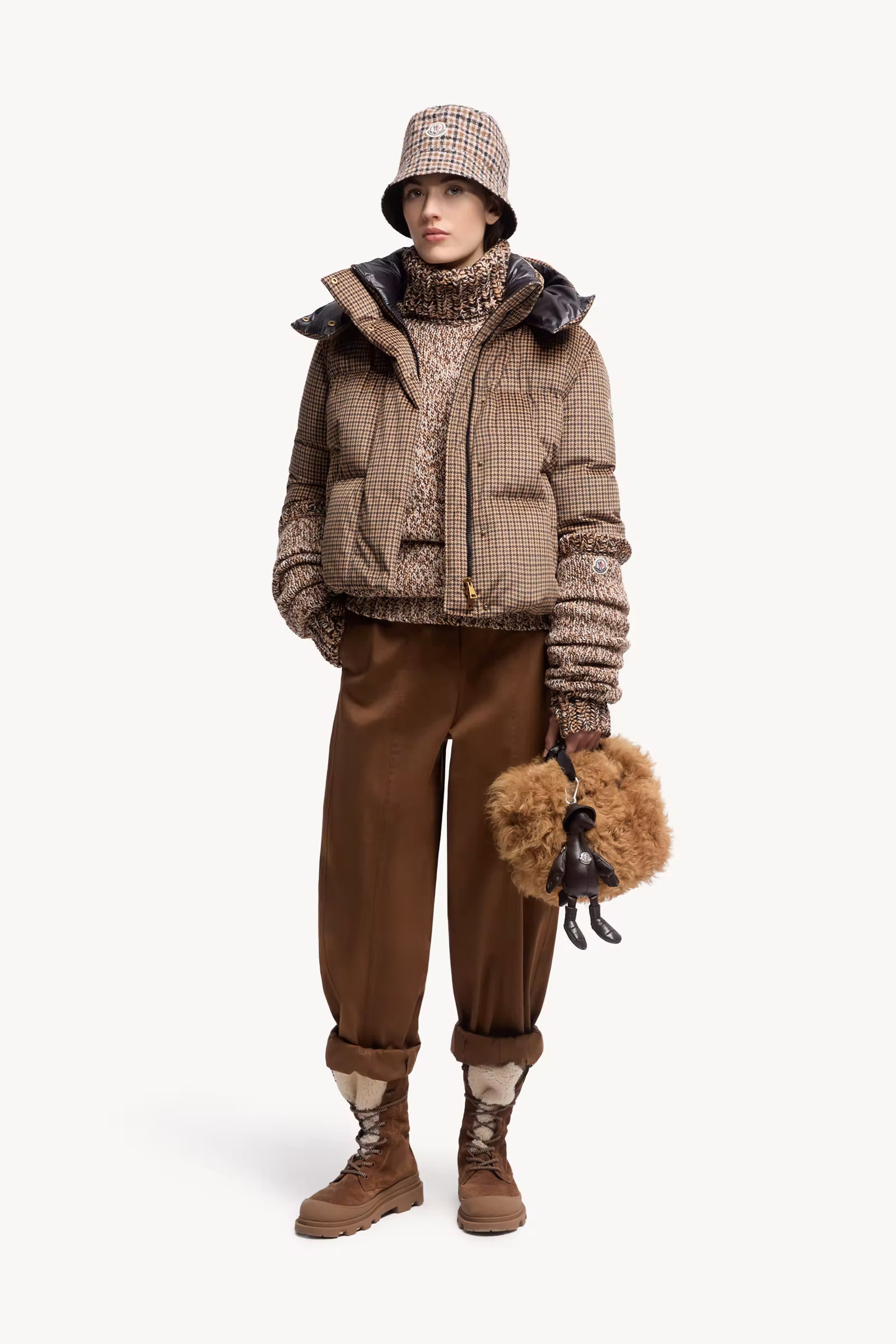 Straight Leg Cotton Gabardine Pants