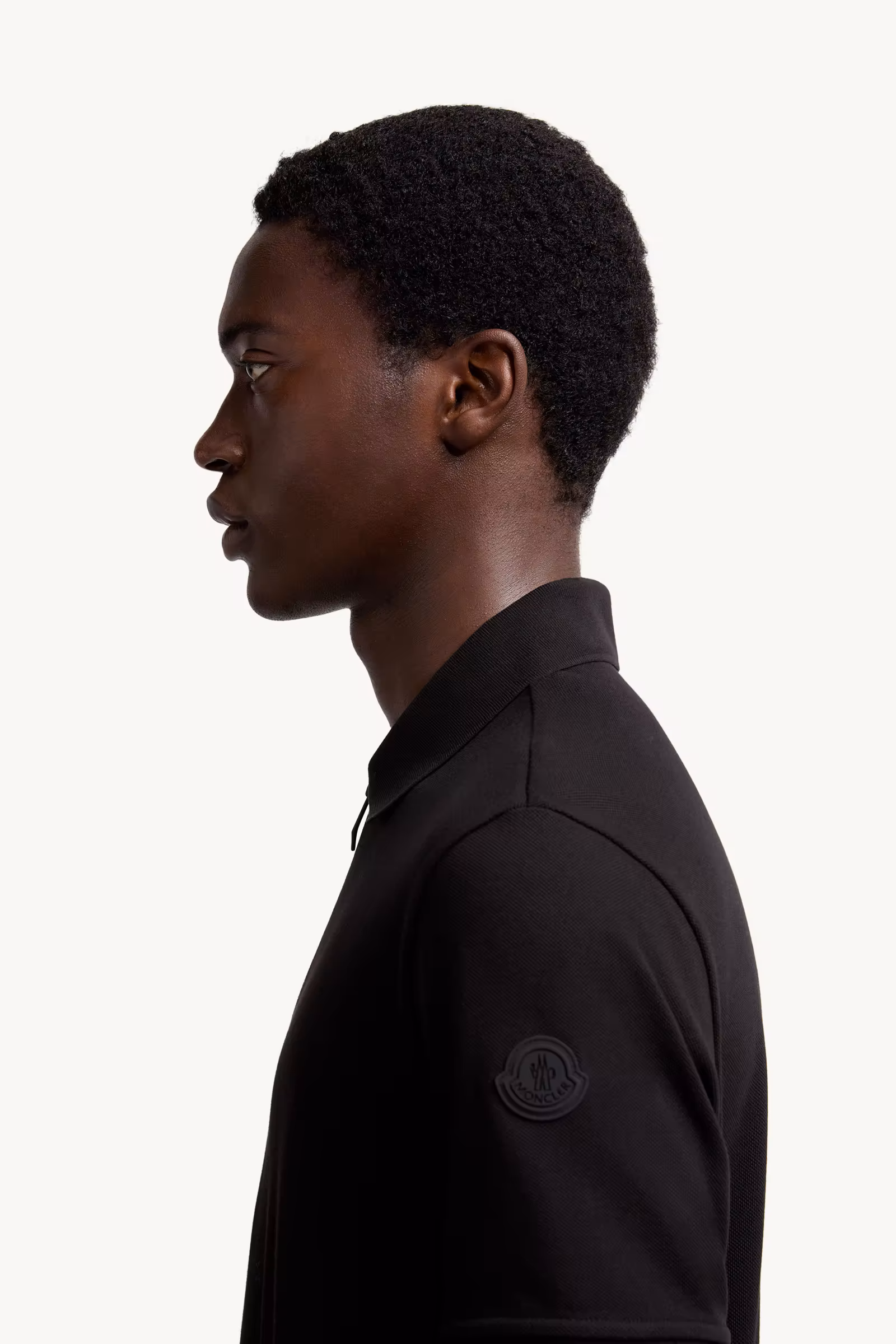 Logo Patch Cotton Piquet Polo Shirt