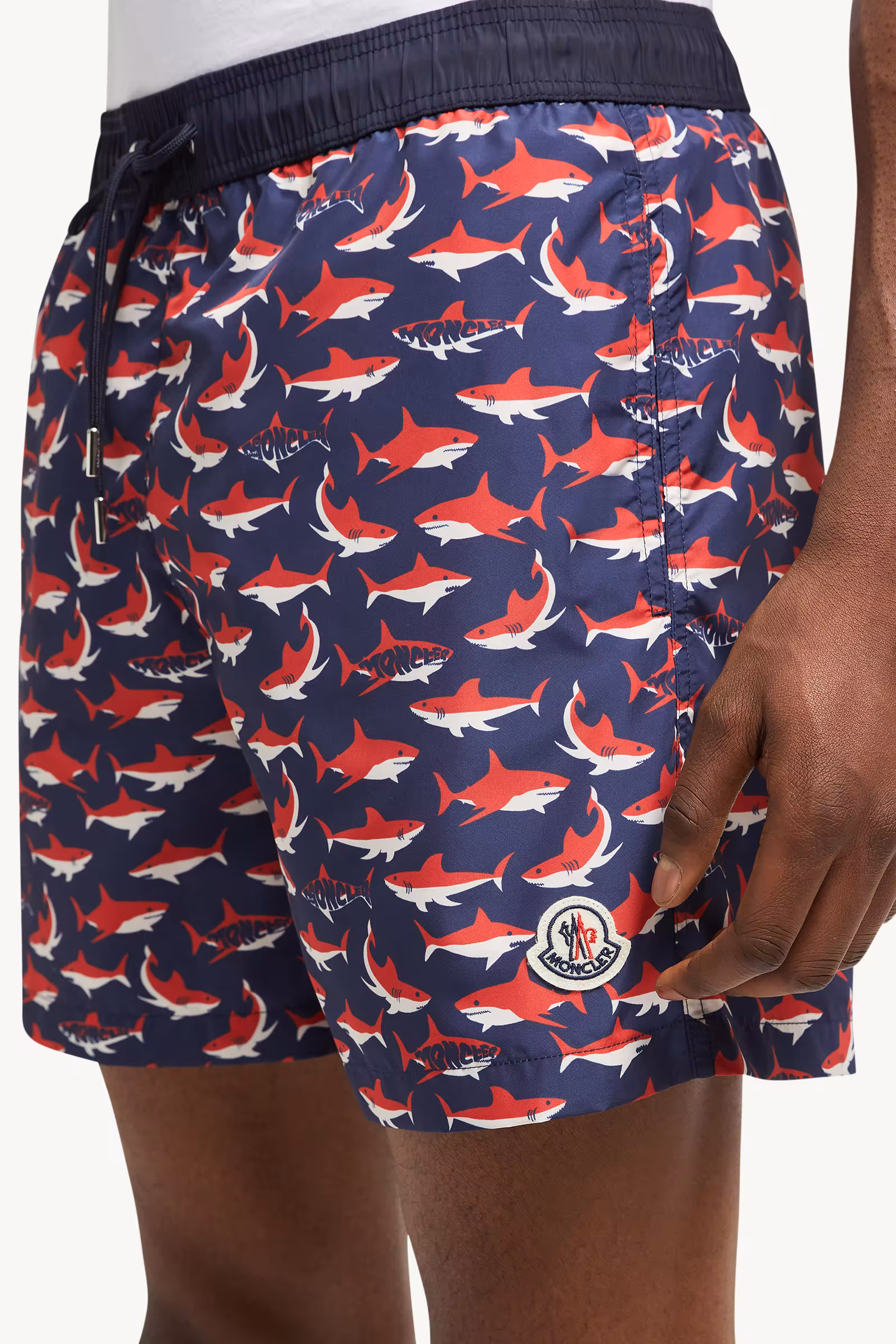 Shark Print Swim Shorts