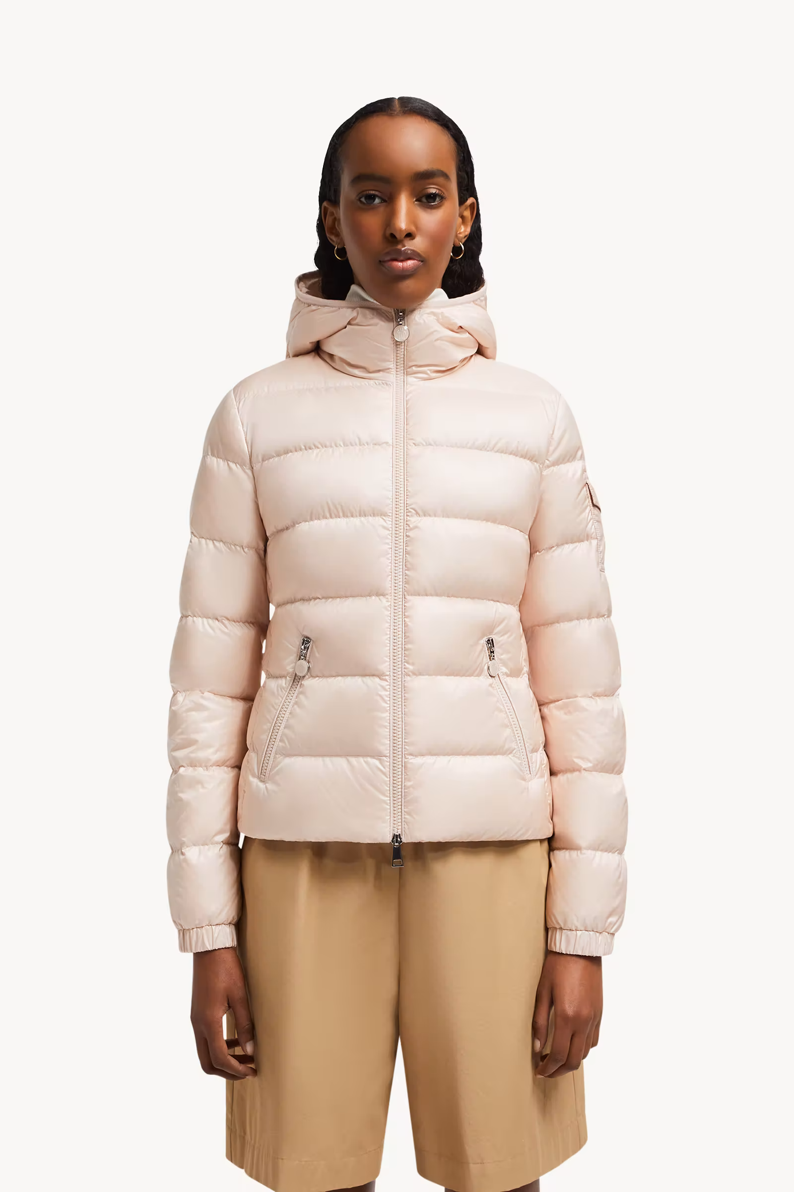 Gles Hooded Short Down Jacket