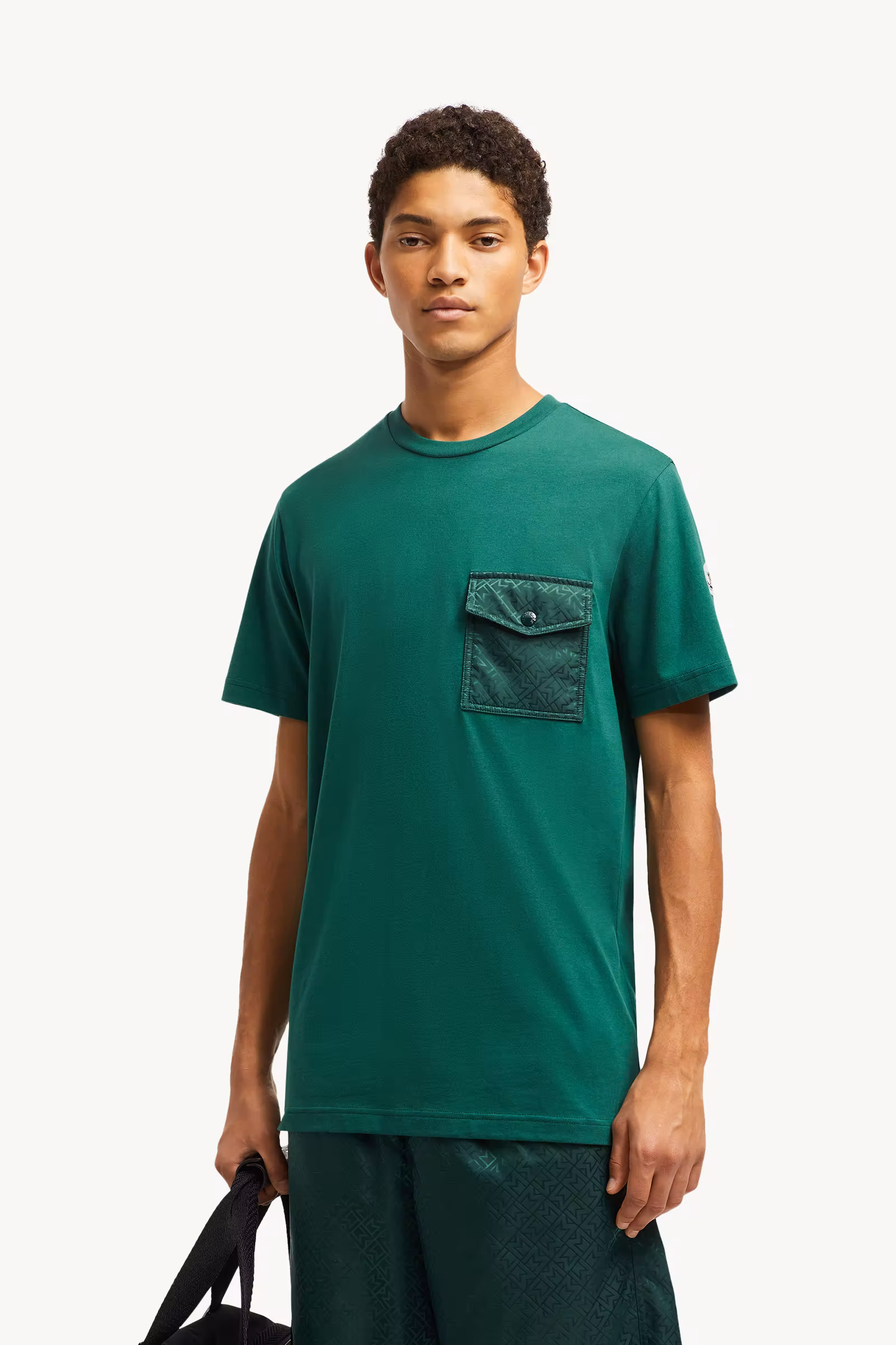 Monogram Cotton T-Shirt With Pocket