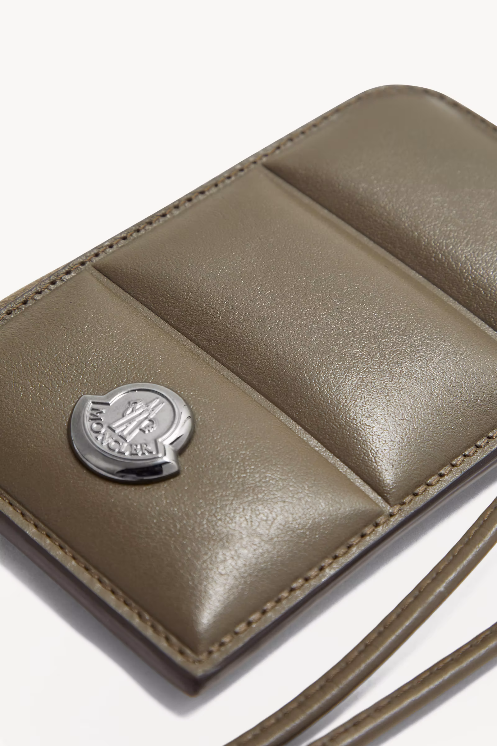 Doudoune Quilted Leather Card Holder