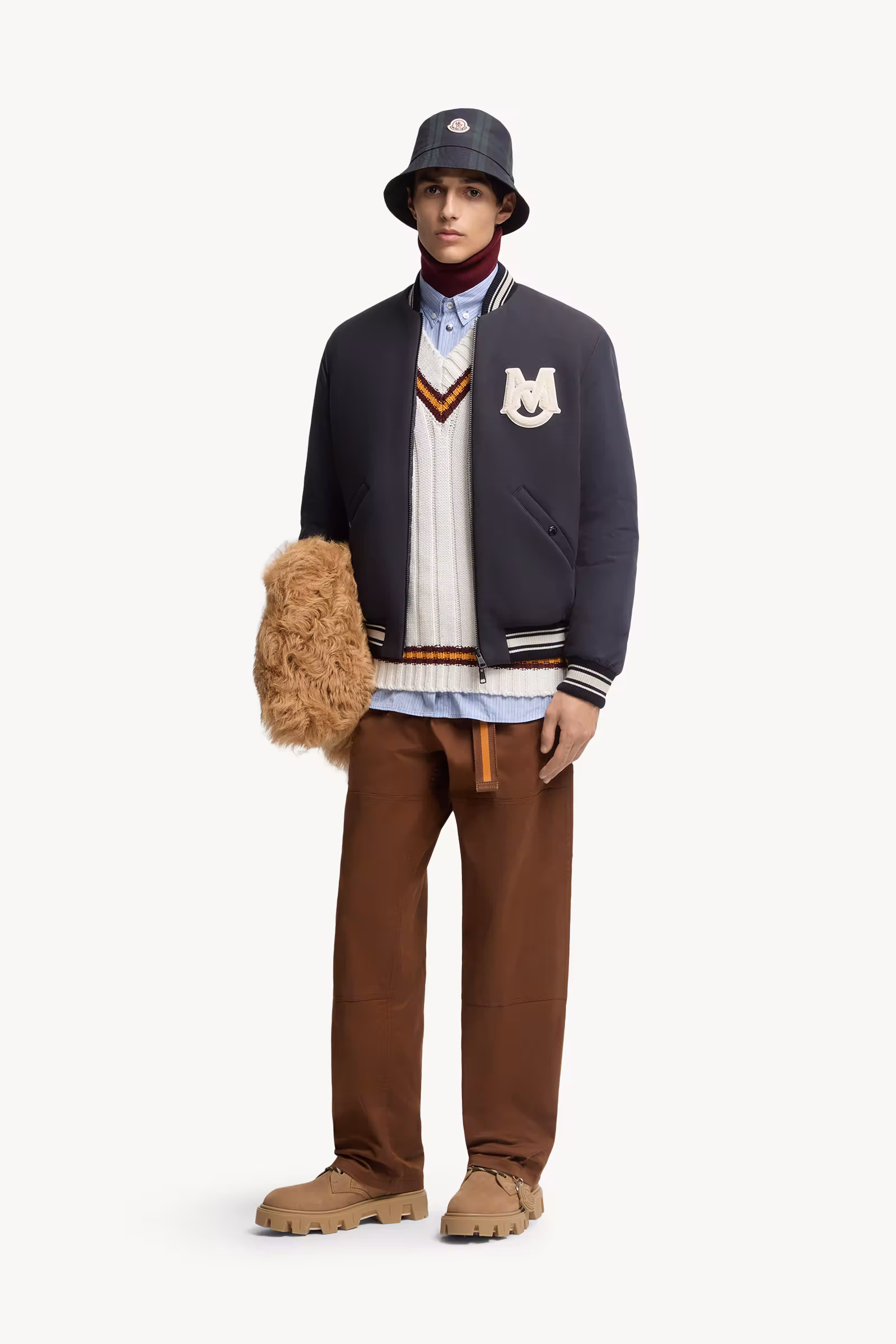 Vennes Reversible Down Bomber Jacket