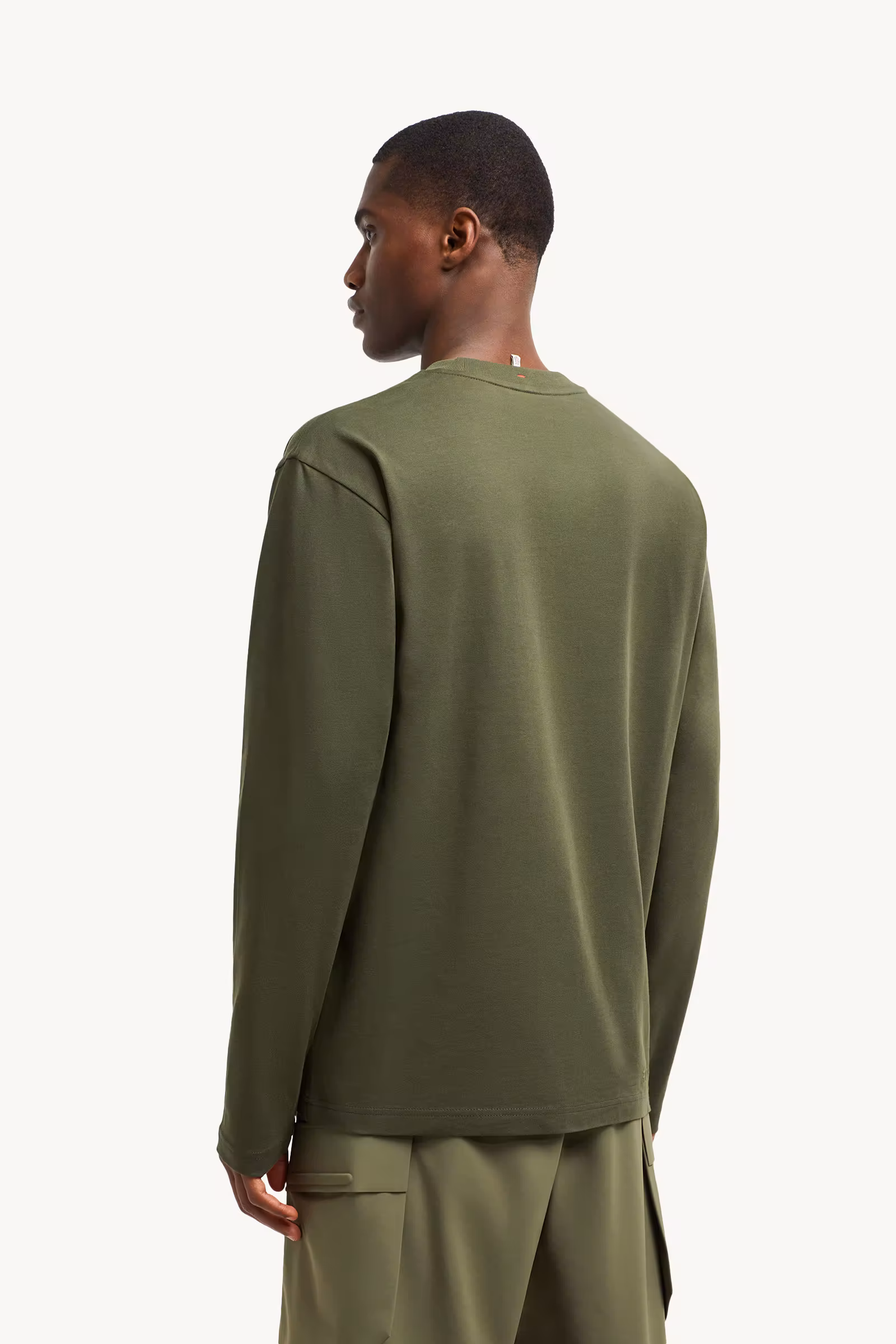 Logo Long Sleeve Cotton T-Shirt