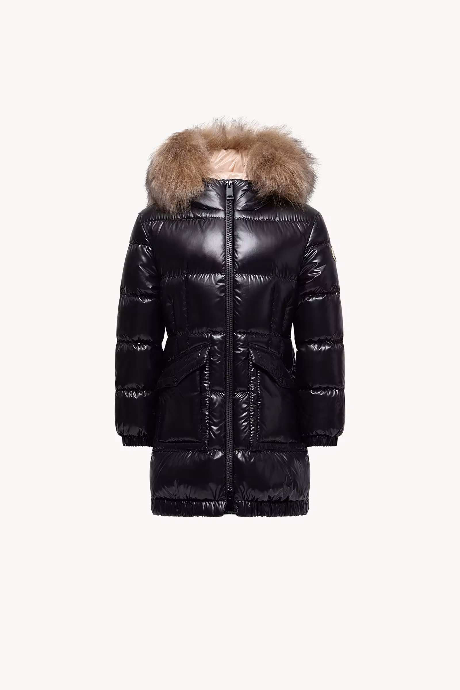 Aruna Shearling-Trimmed Hooded Down Jacket