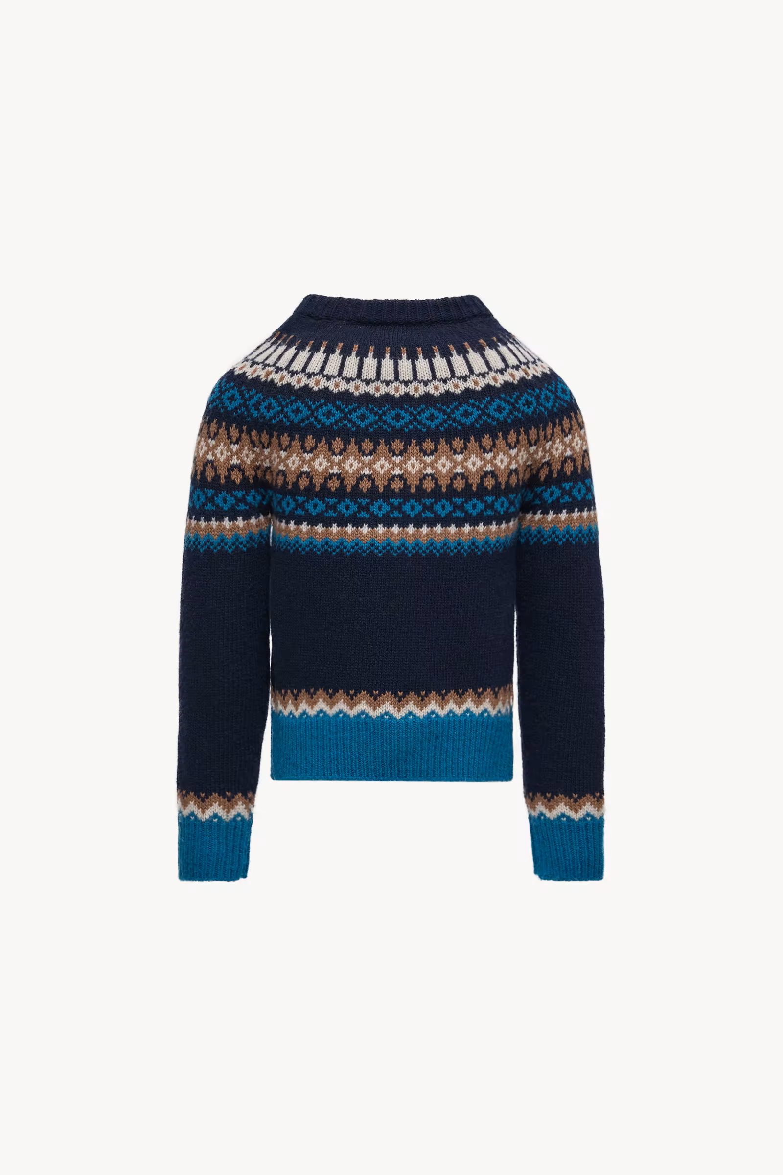 Alpine Jacquard Wool Sweater