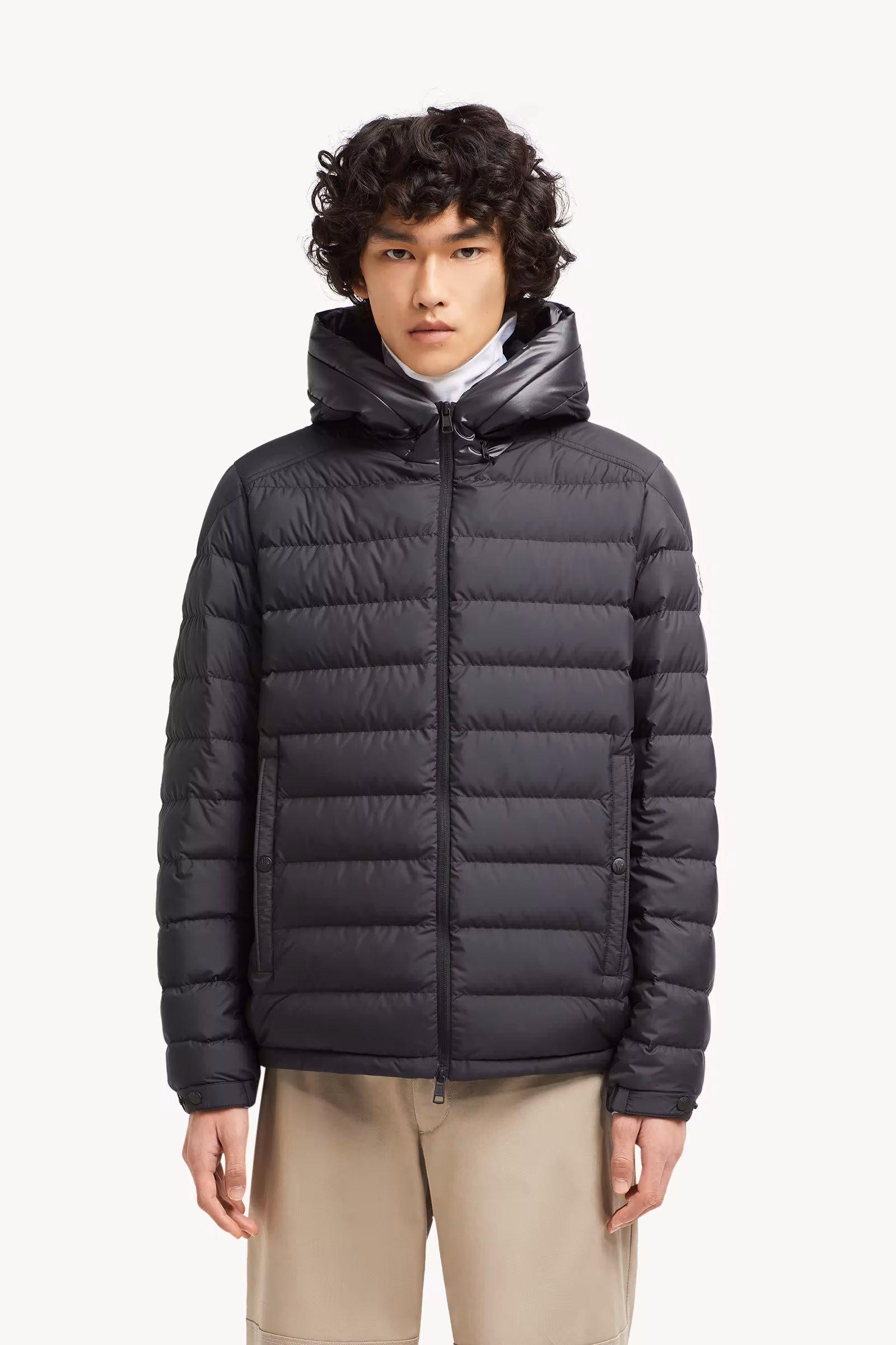 Chevrerie Hooded Short Down Jacket