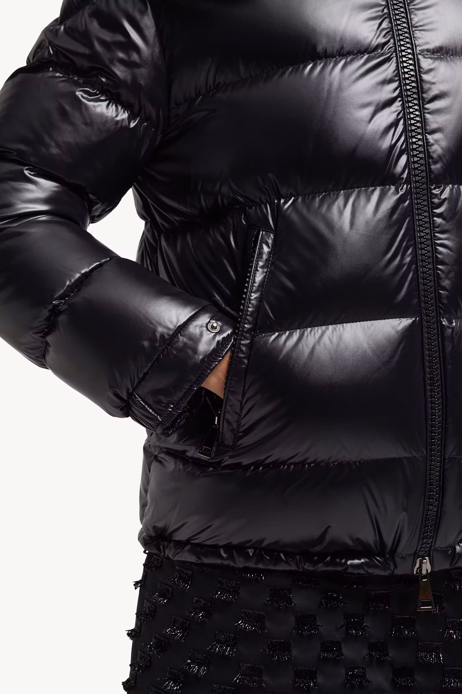 Maire Hooded Short Down Jacket