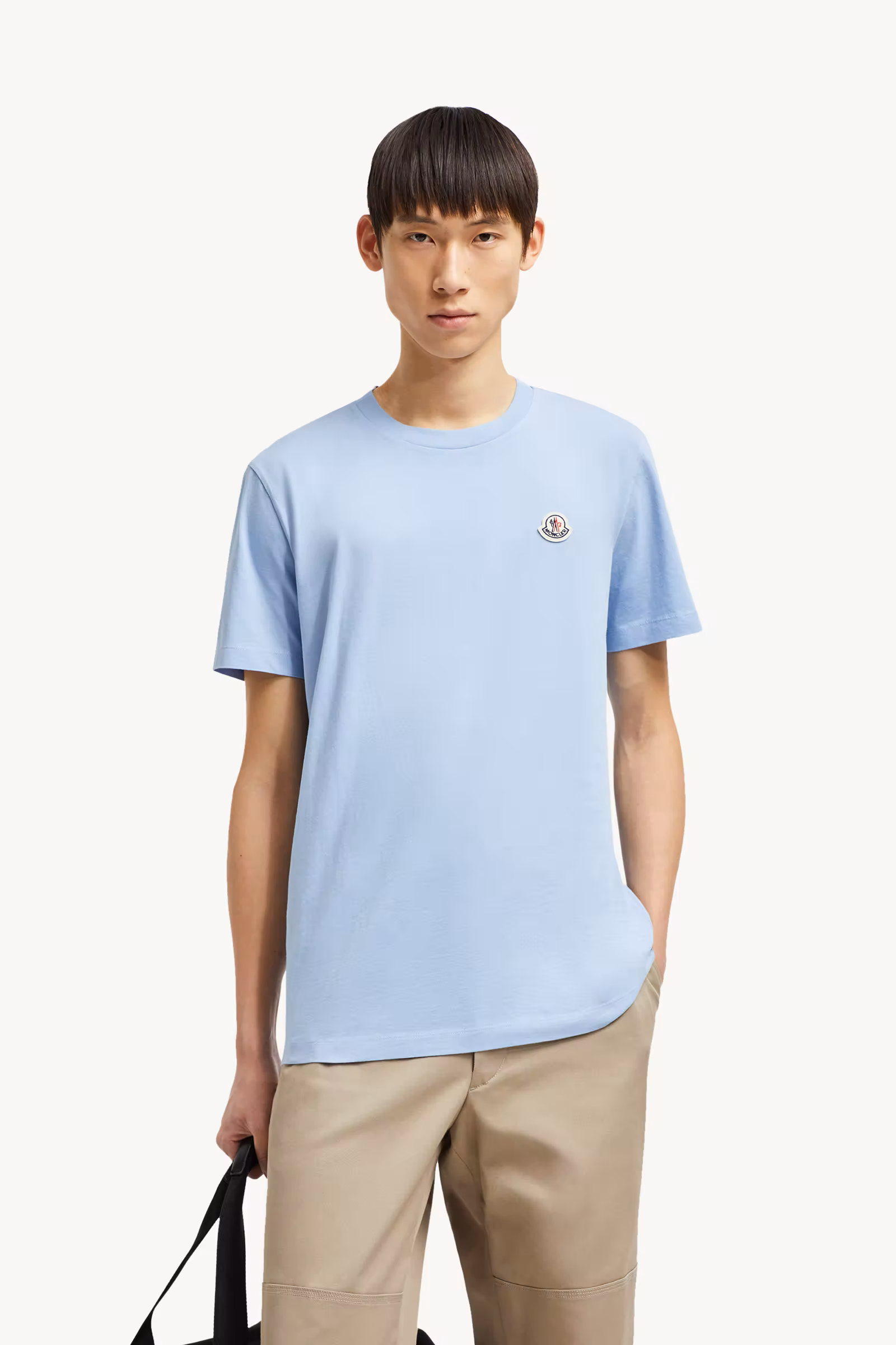 Logo Patch Cotton T-Shirt (Pack of Three)