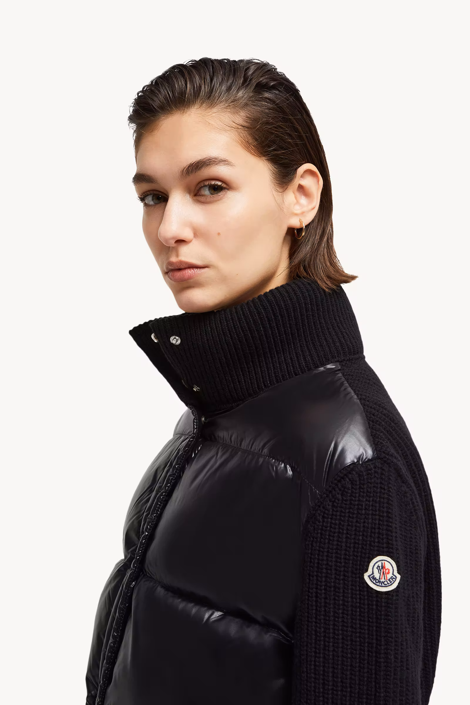 Padded Wool Cardigan