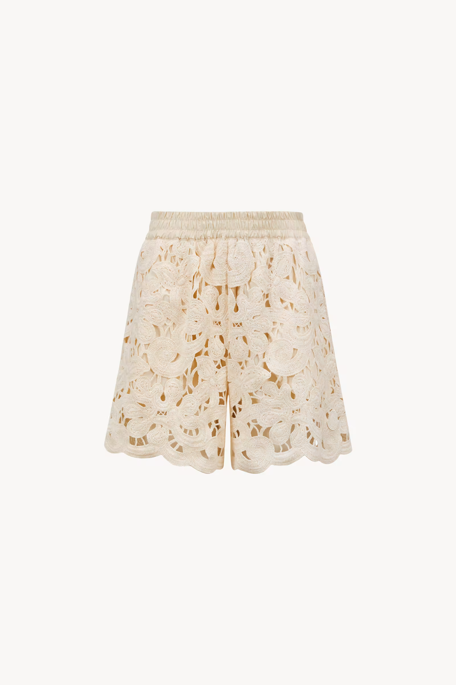 Floral Macramé Shorts