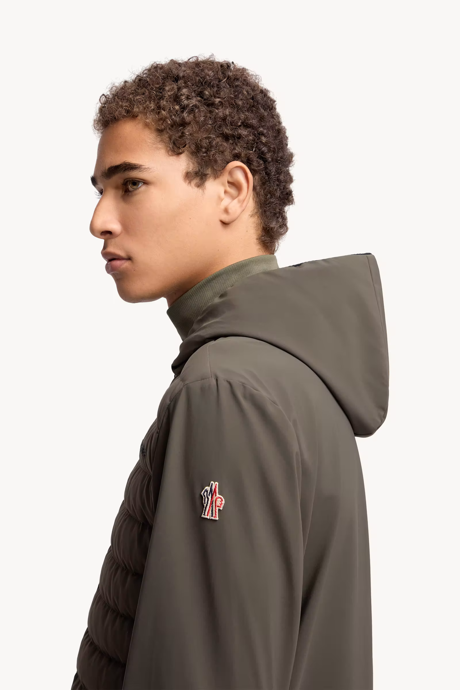 Padded Zip-Up Sweatshirt