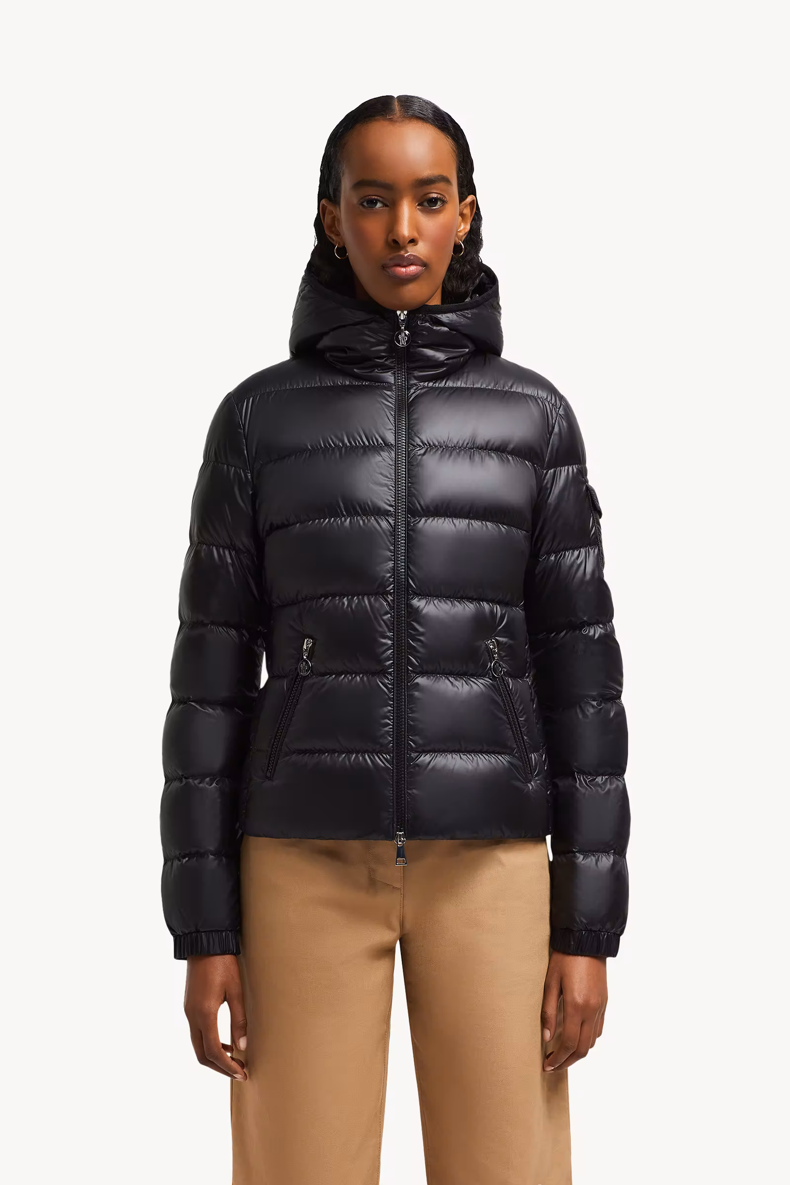 Gles Hooded Short Down Jacket