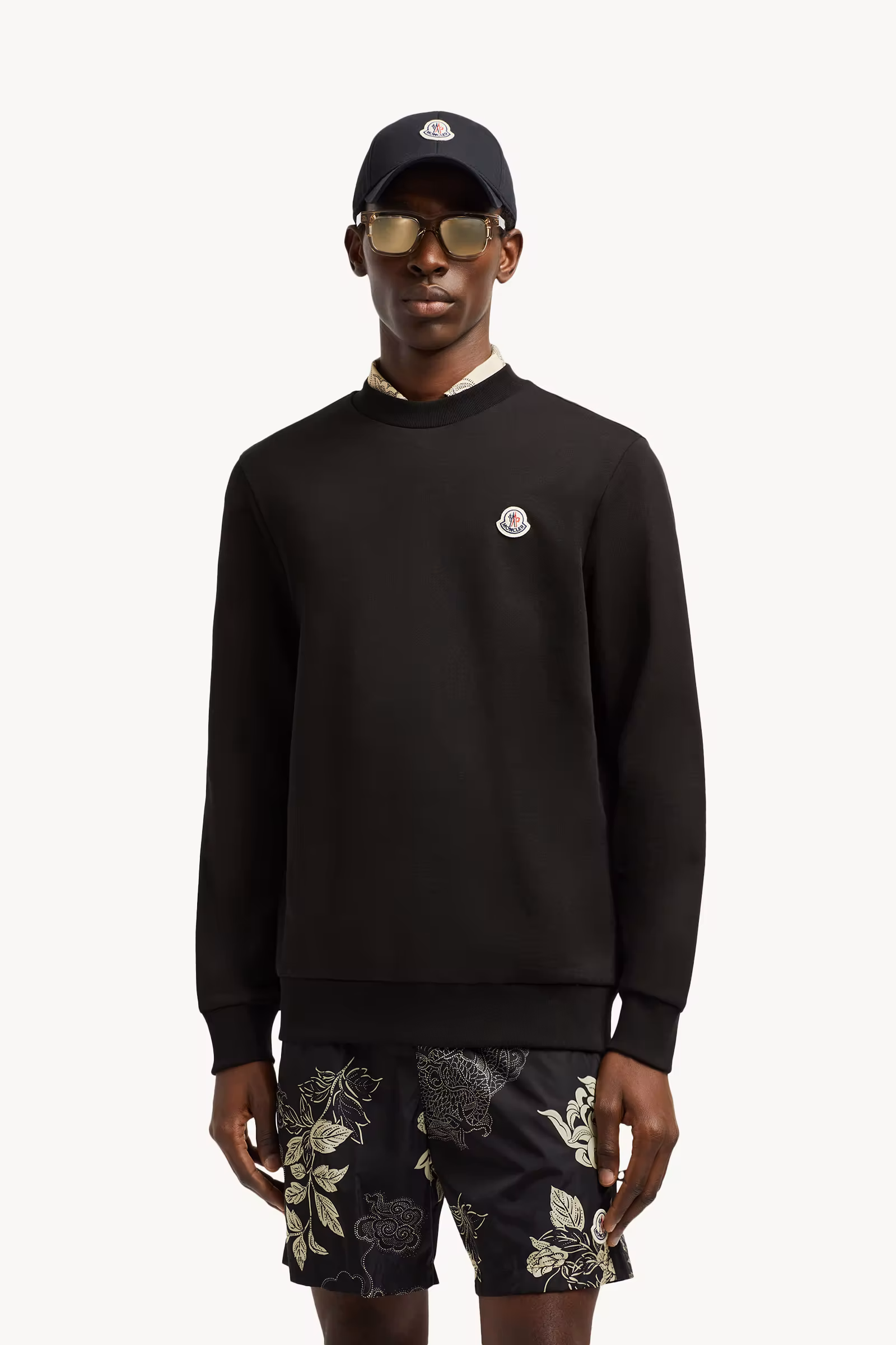 Logo Patch Cotton Sweatshirt