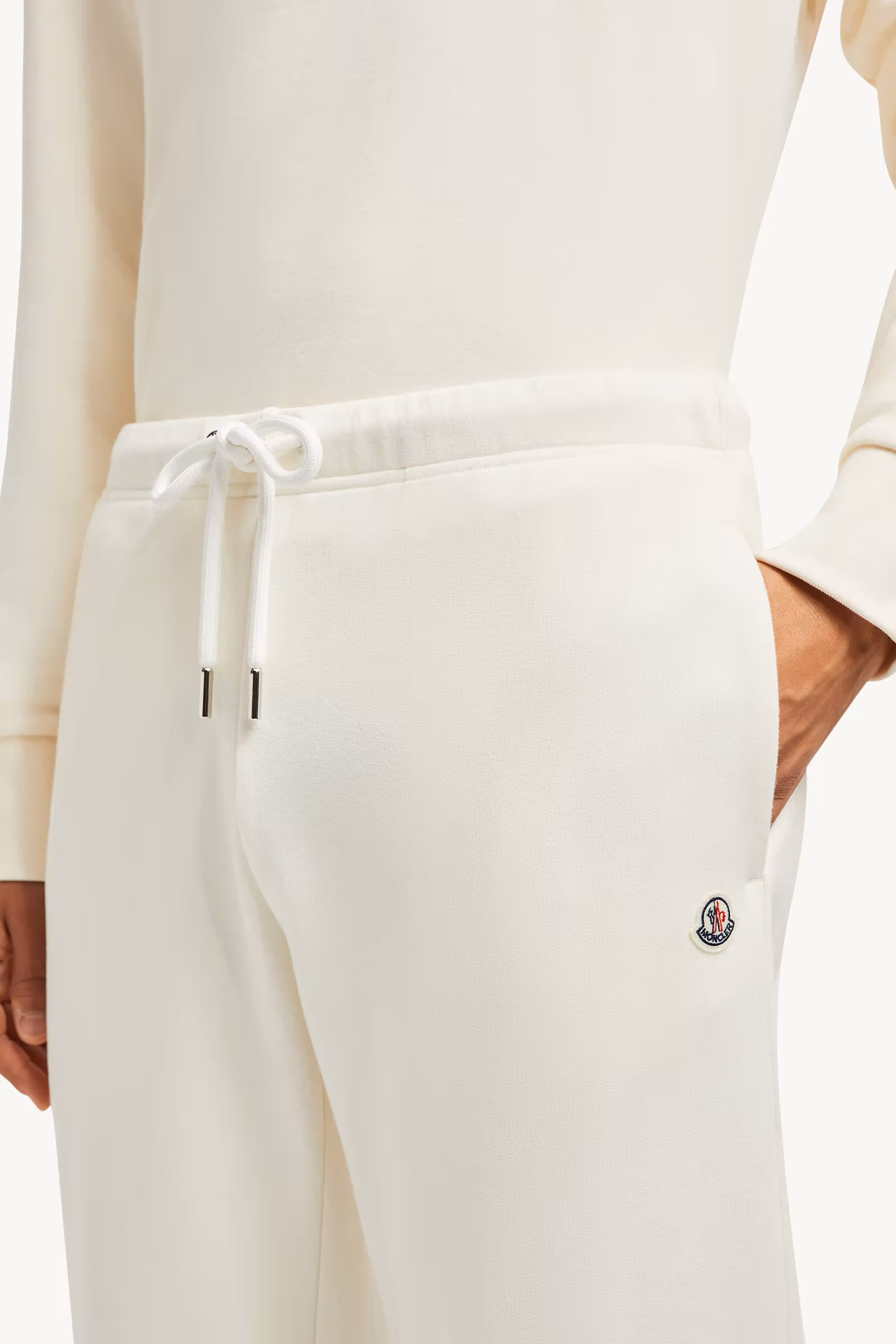 Logo Patch Cotton Sweatpants