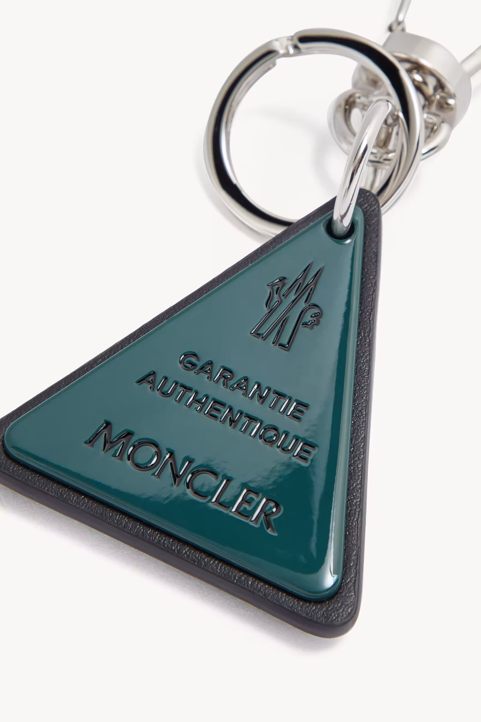 Logo Leather Key Ring
