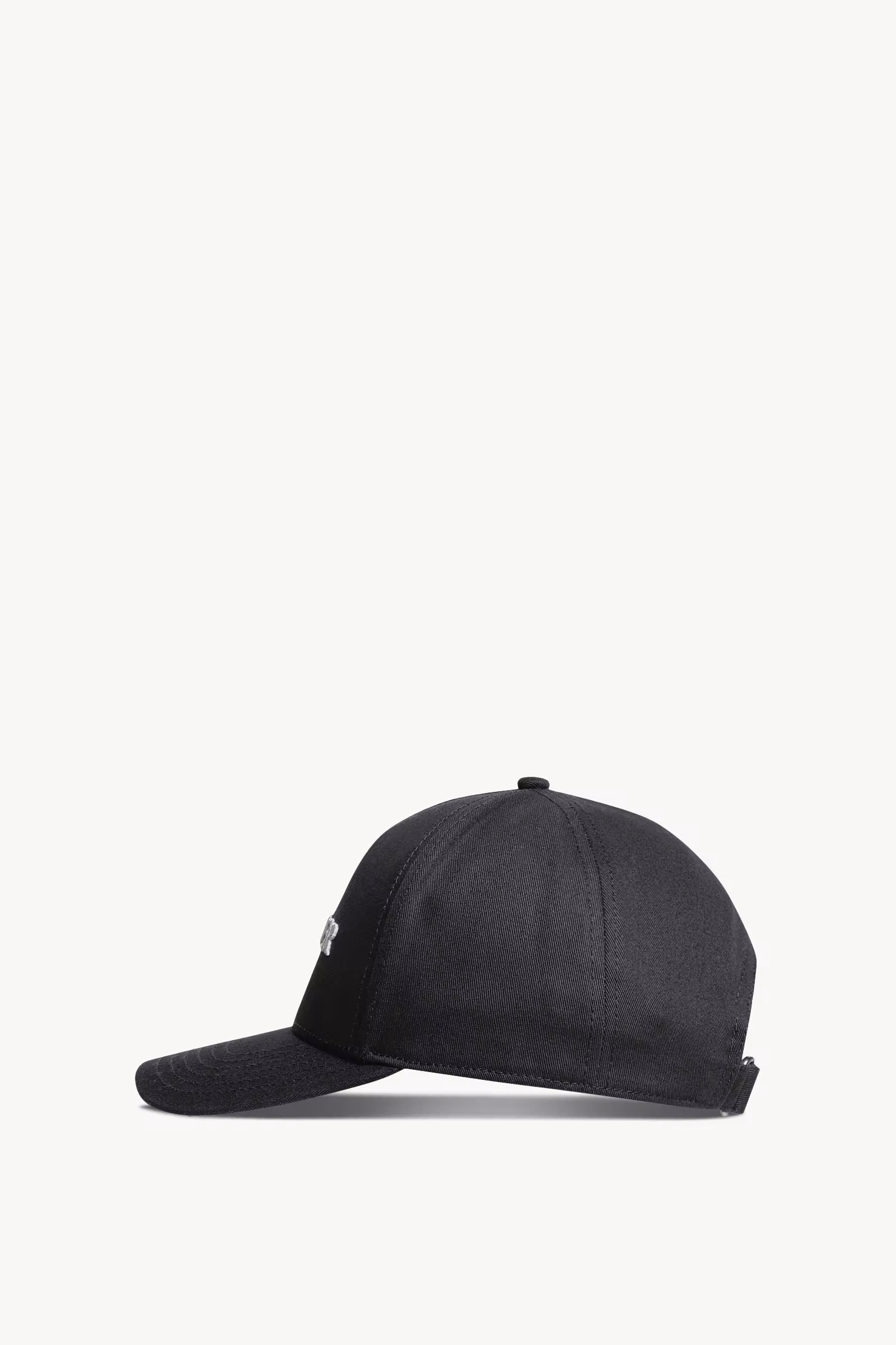 Embroidered Logo Gabardine Baseball Cap