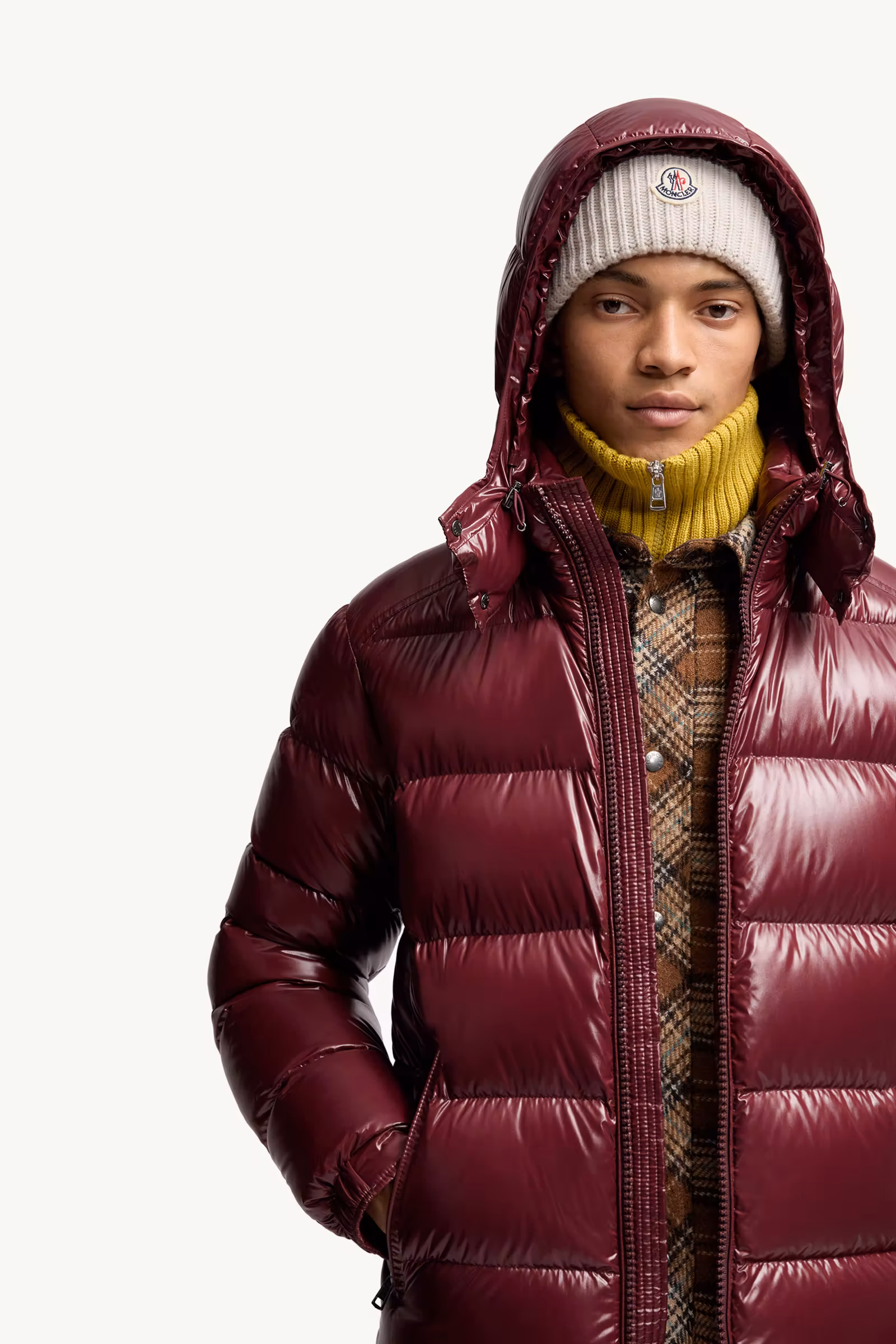 Moncler Maya Hooded Short Down Jacket