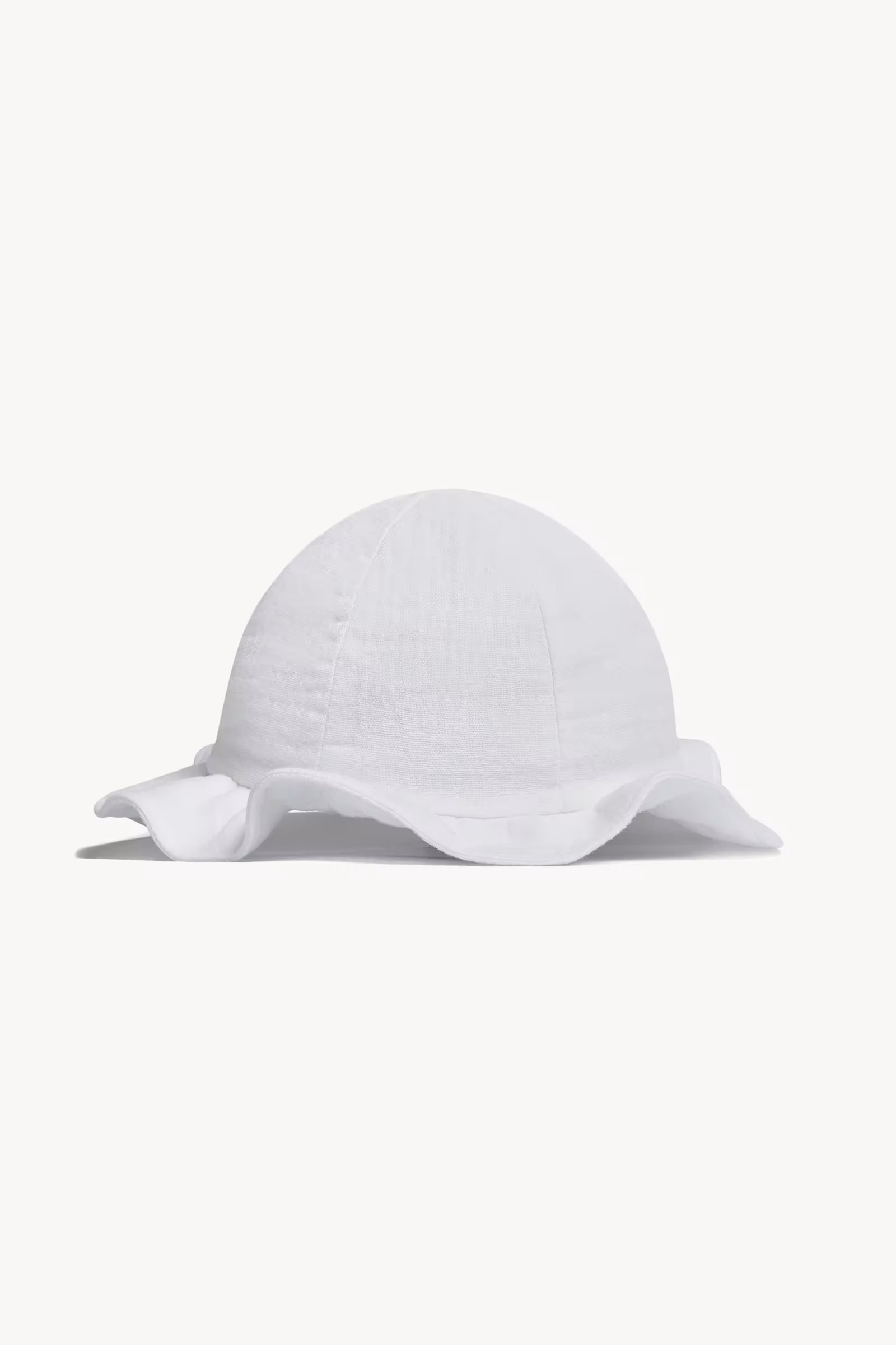 Ruffled Lightweight Cotton Bucket Hat