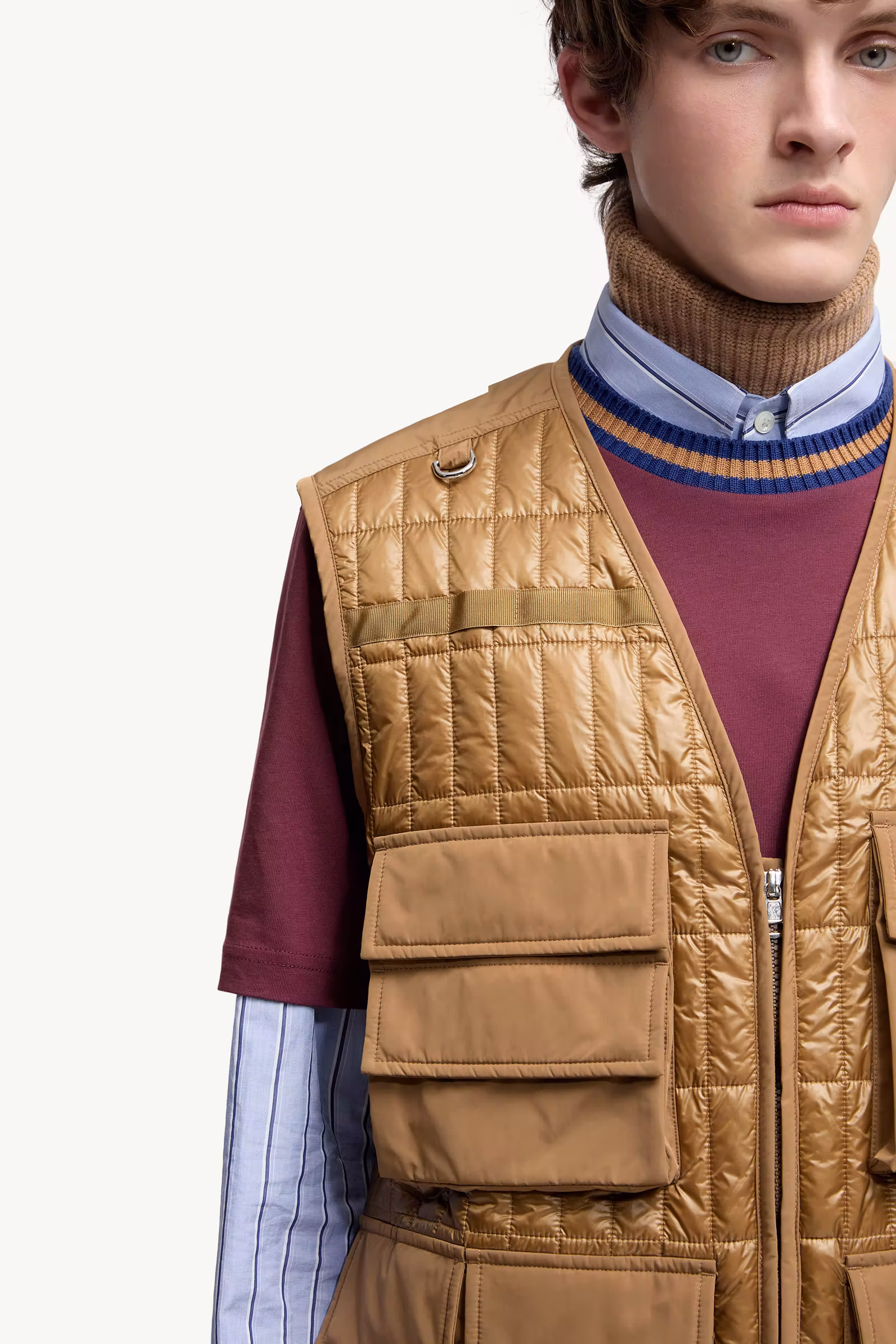 Ytise Vertical-Quilted Padded Vest
