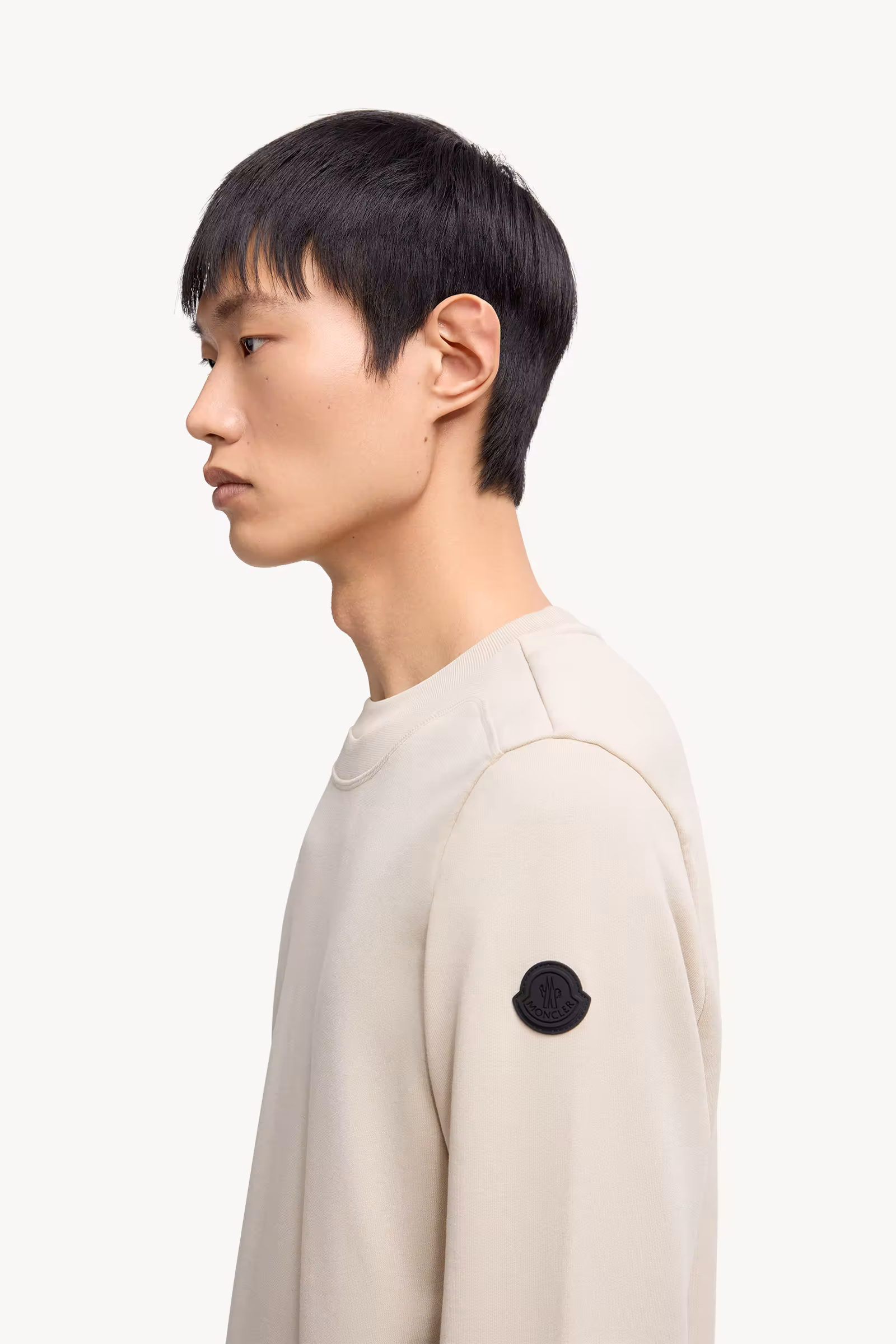 Logo Patch Cotton Sweatshirt