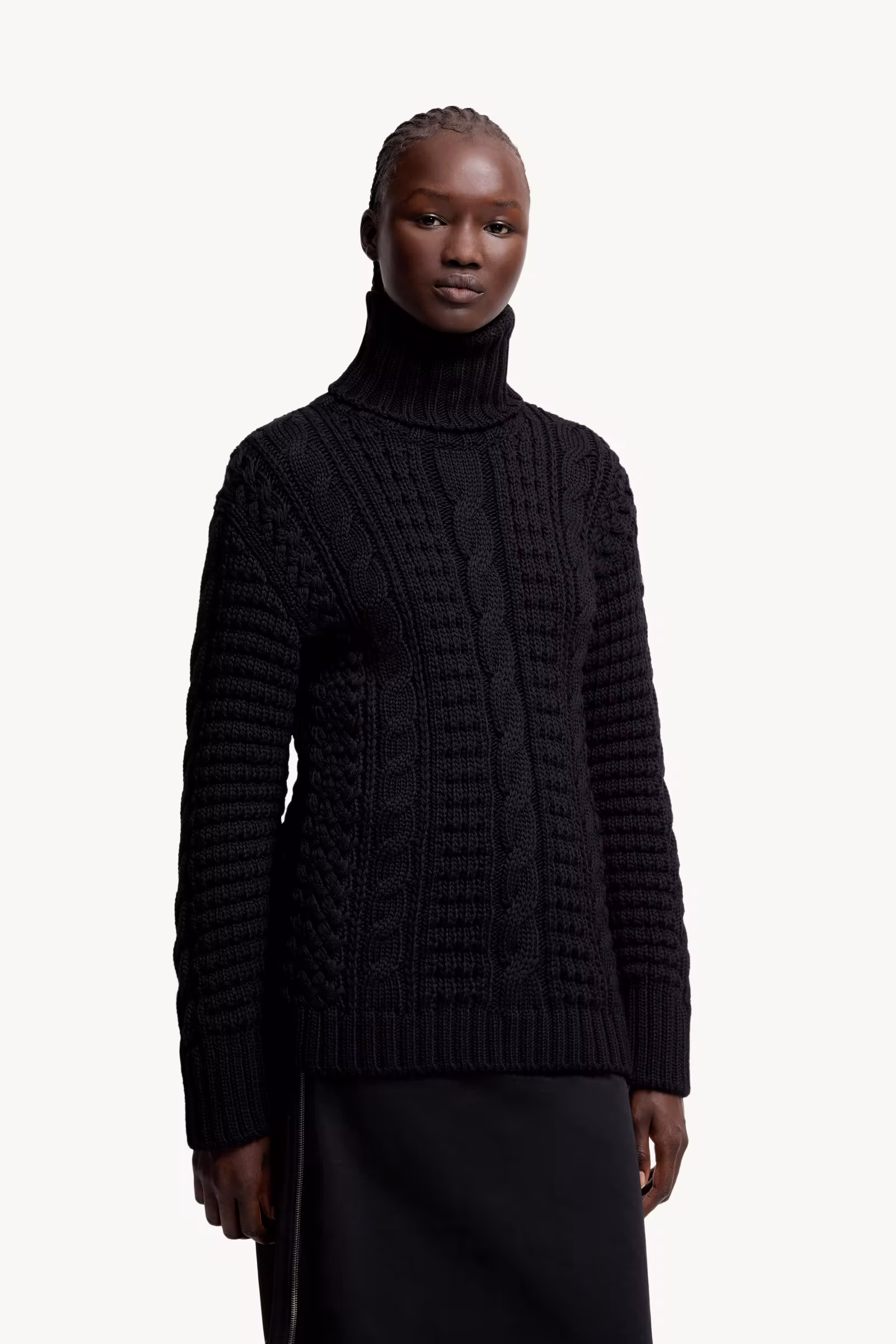 Moncler x EE72 by Edward Enninful Wool Turtleneck Sweater