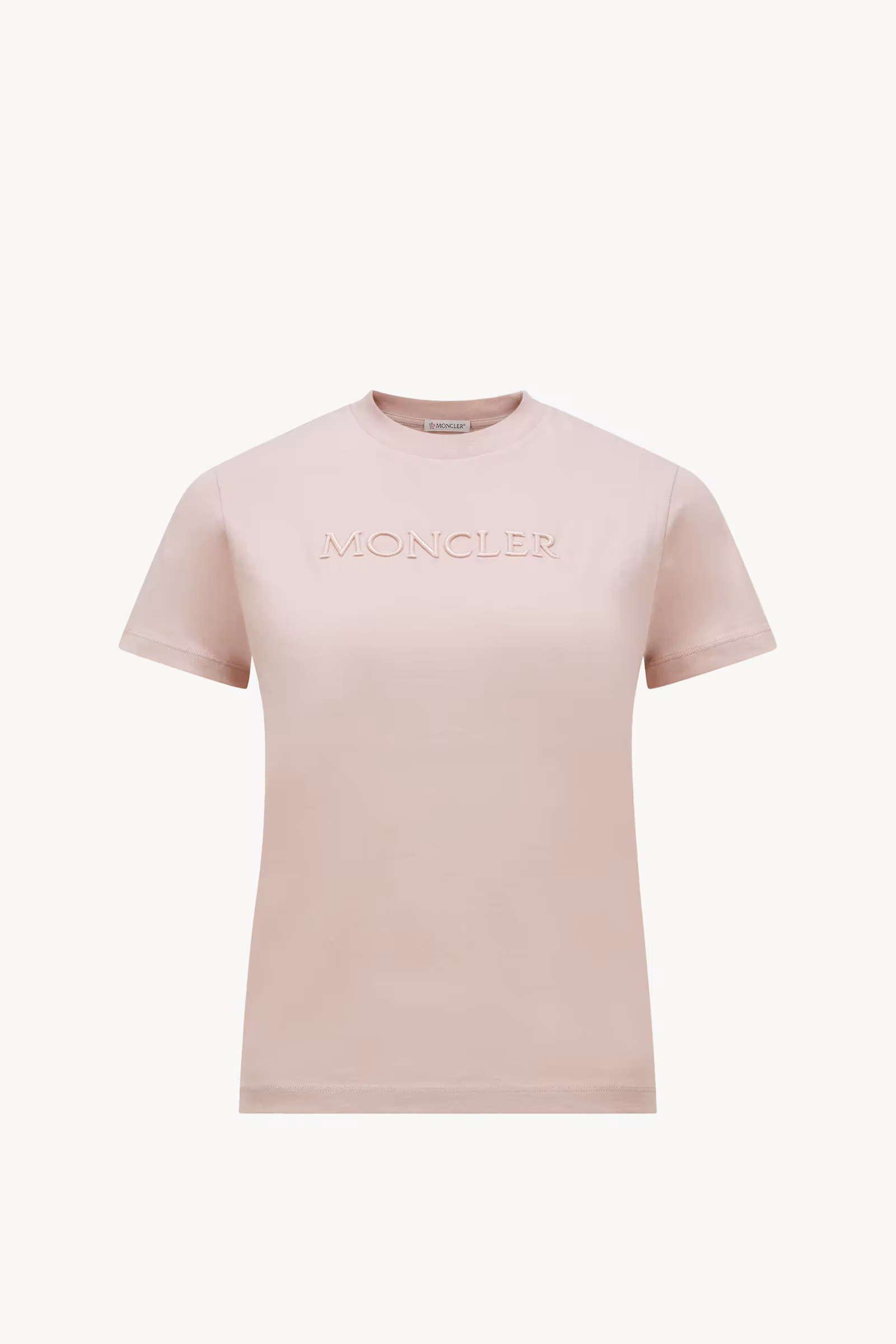 Embroidered Tonal Logo Cotton T-Shirt