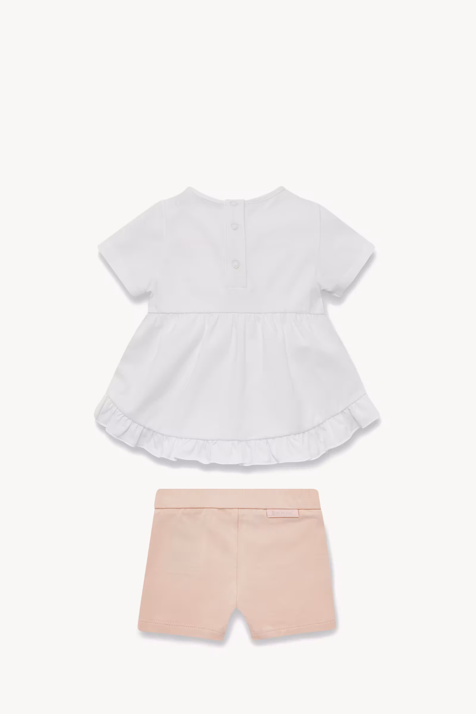 Ruffle-Trimmed Cotton Set