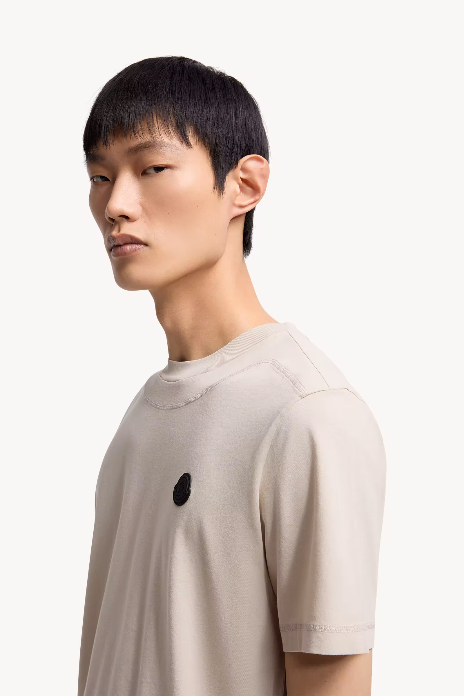 Logo Patch Cotton T-Shirt