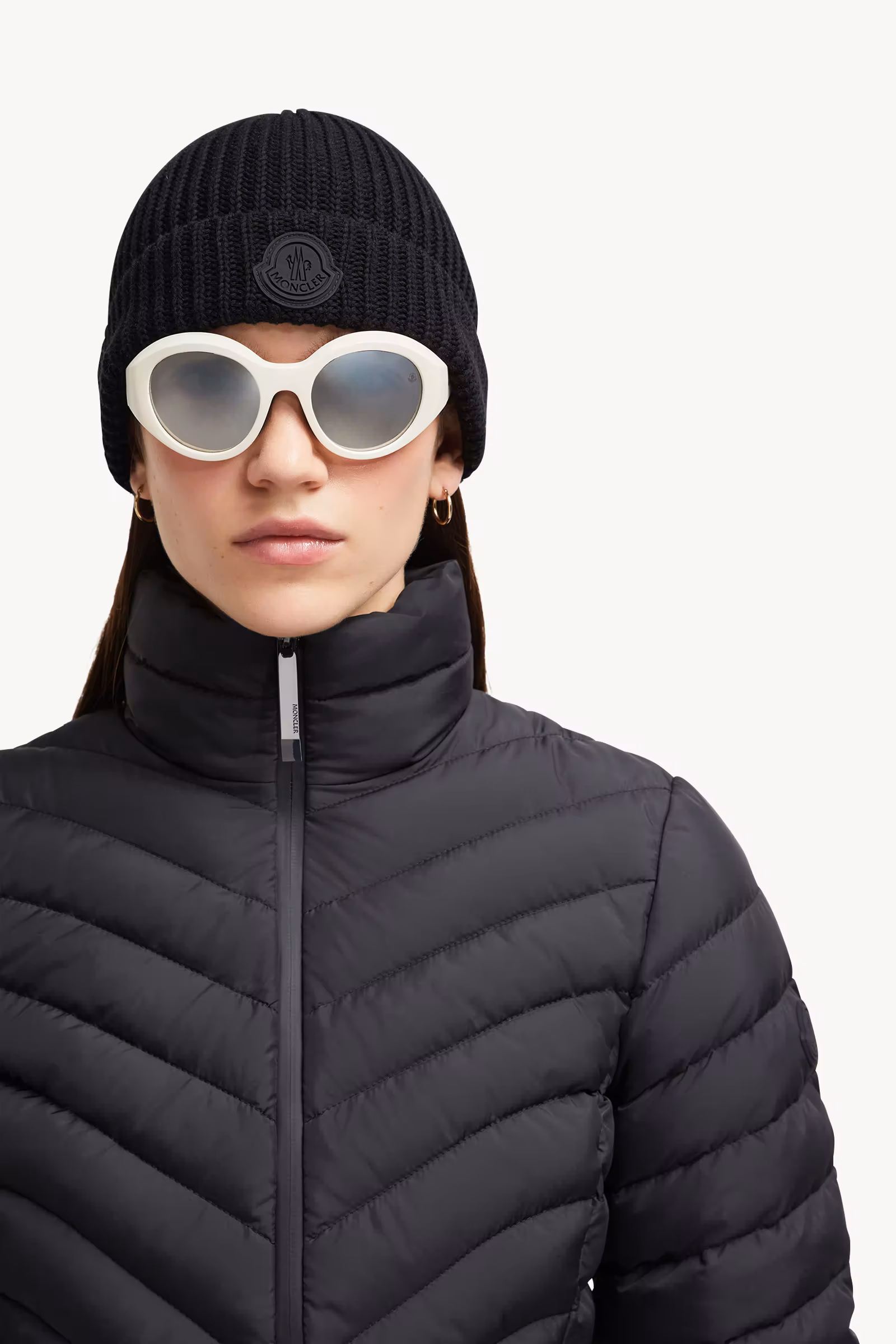 Grange Diagonal-Quilted Short Down Jacket