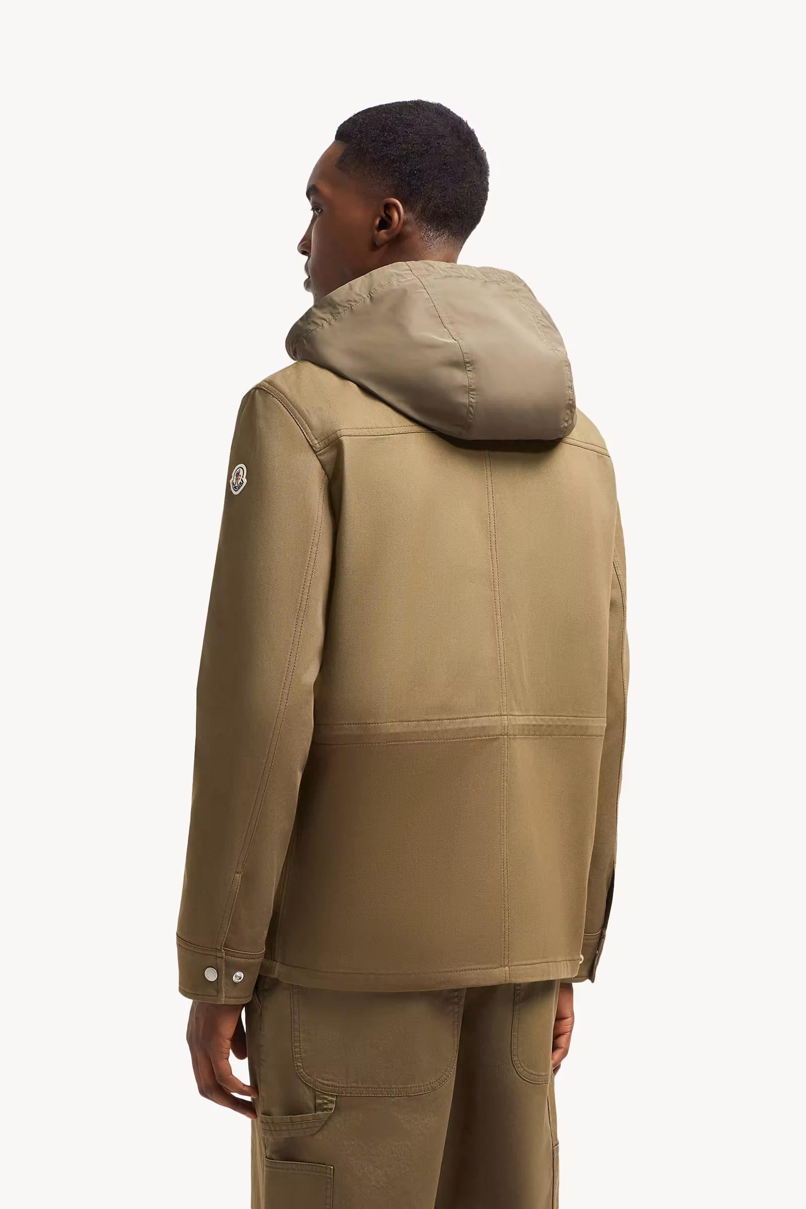 Guerledan Hooded Cotton Shirt Jacket