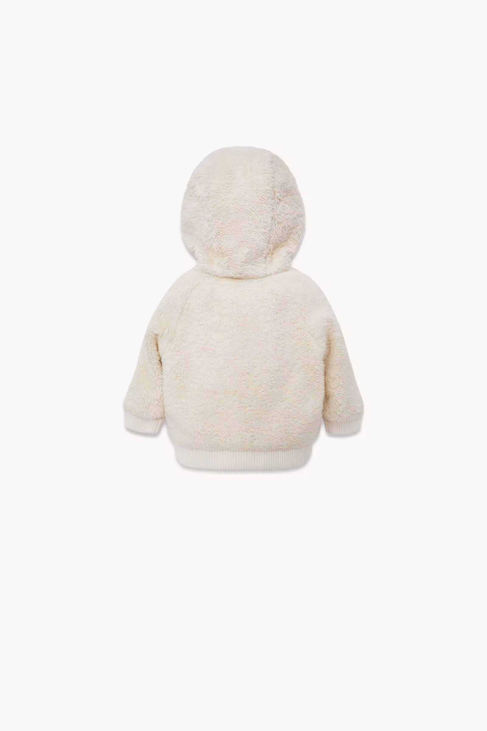 Padded Teddy Zip-Up Hoodie