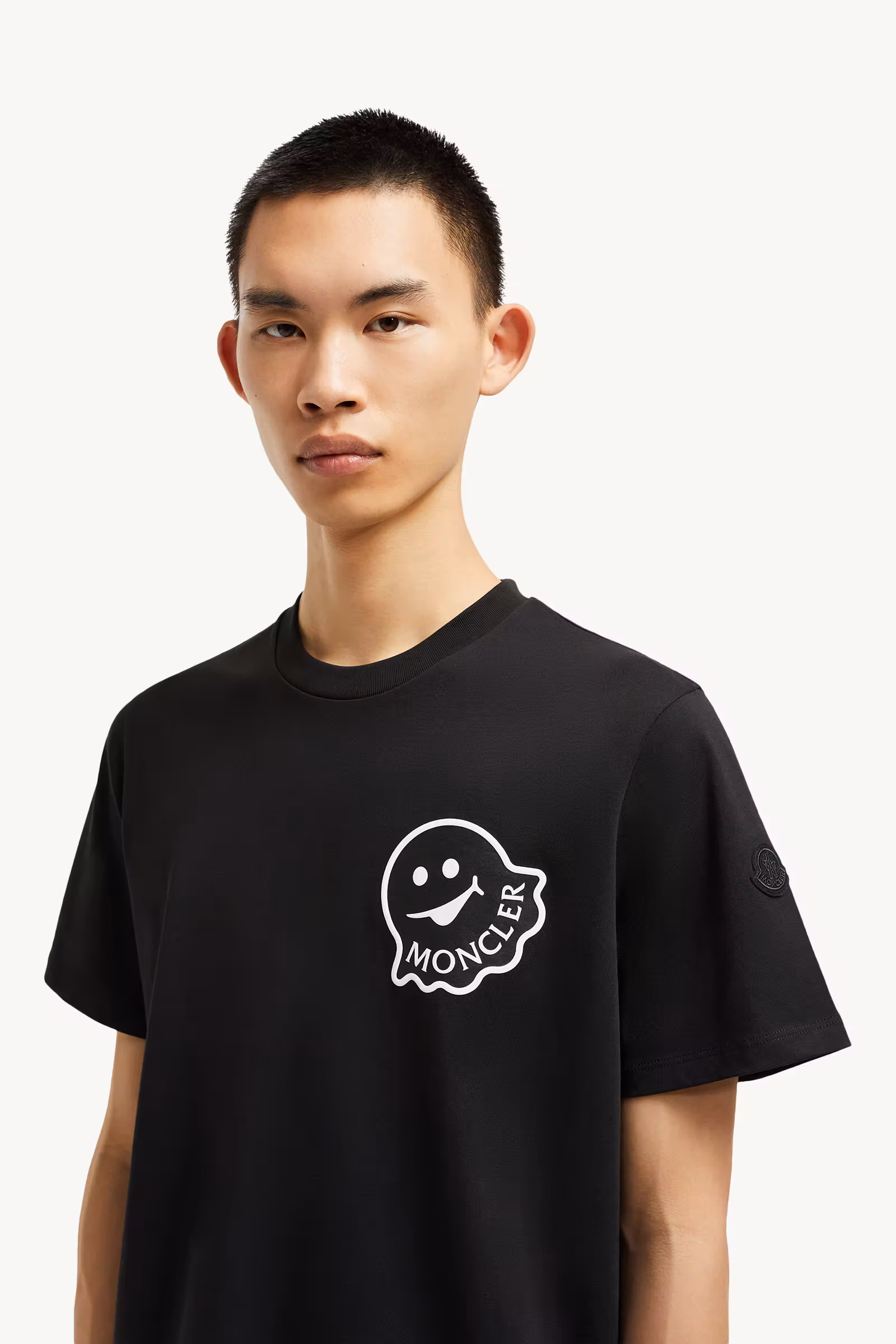 Cartoon Logo Cotton T-Shirt