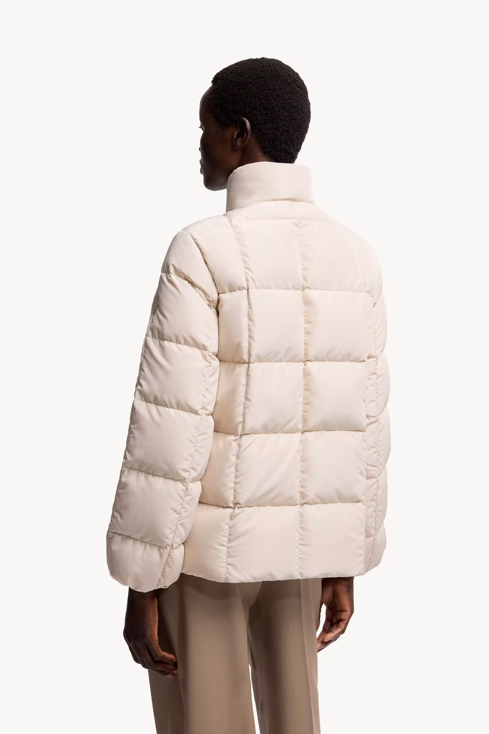 Cochevinne Square-Quilted Short Down Jacket