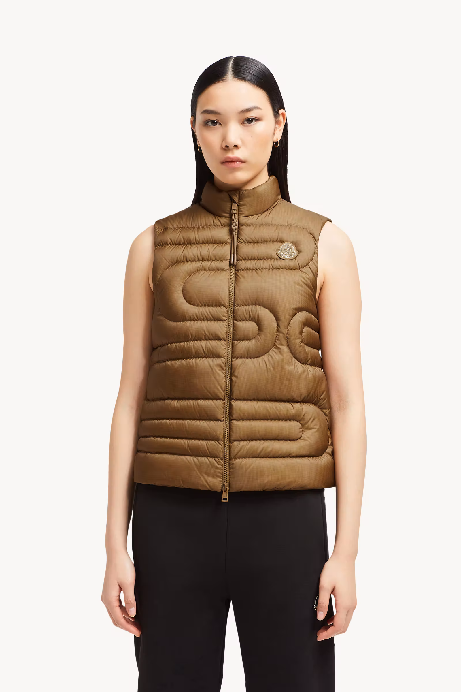 Xihu Snake-Quilted Down Vest