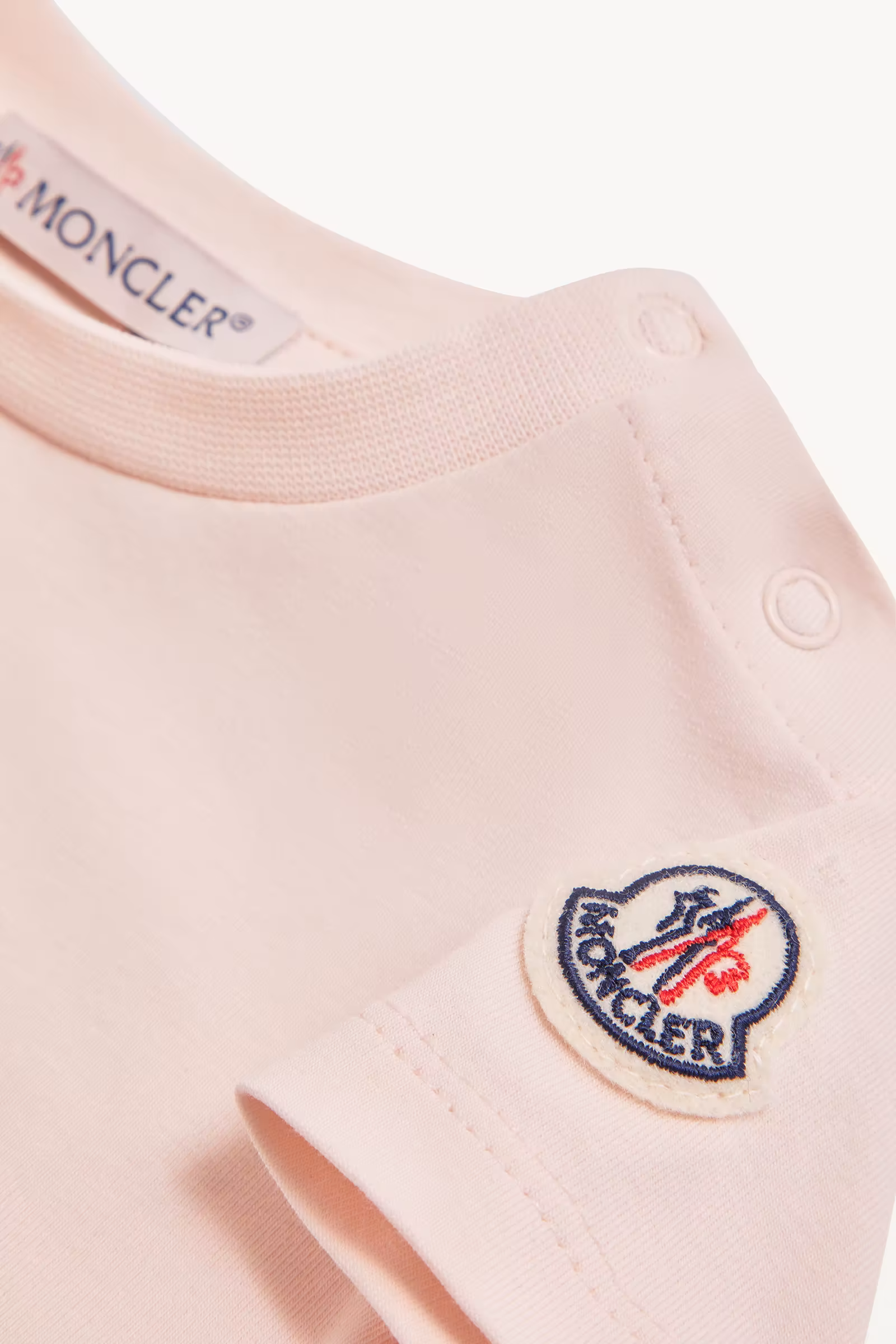 Teddy Bear Motif Cotton T-Shirt