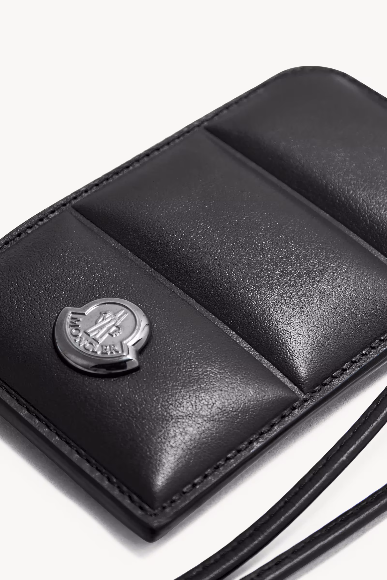 Doudoune Quilted Leather Card Holder