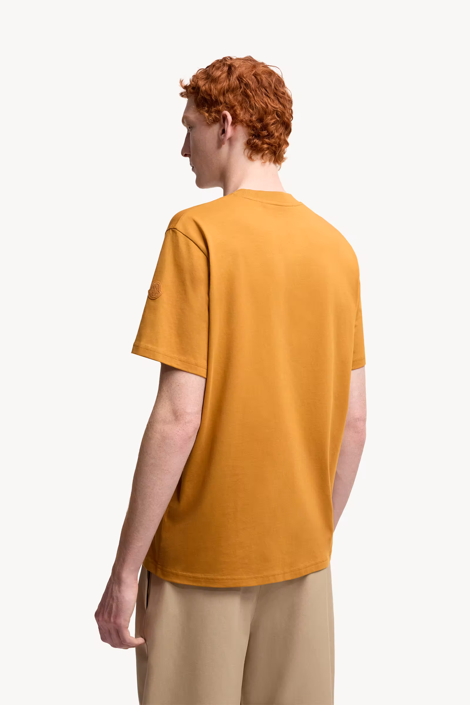 Overlapped Logo Cotton T-Shirt