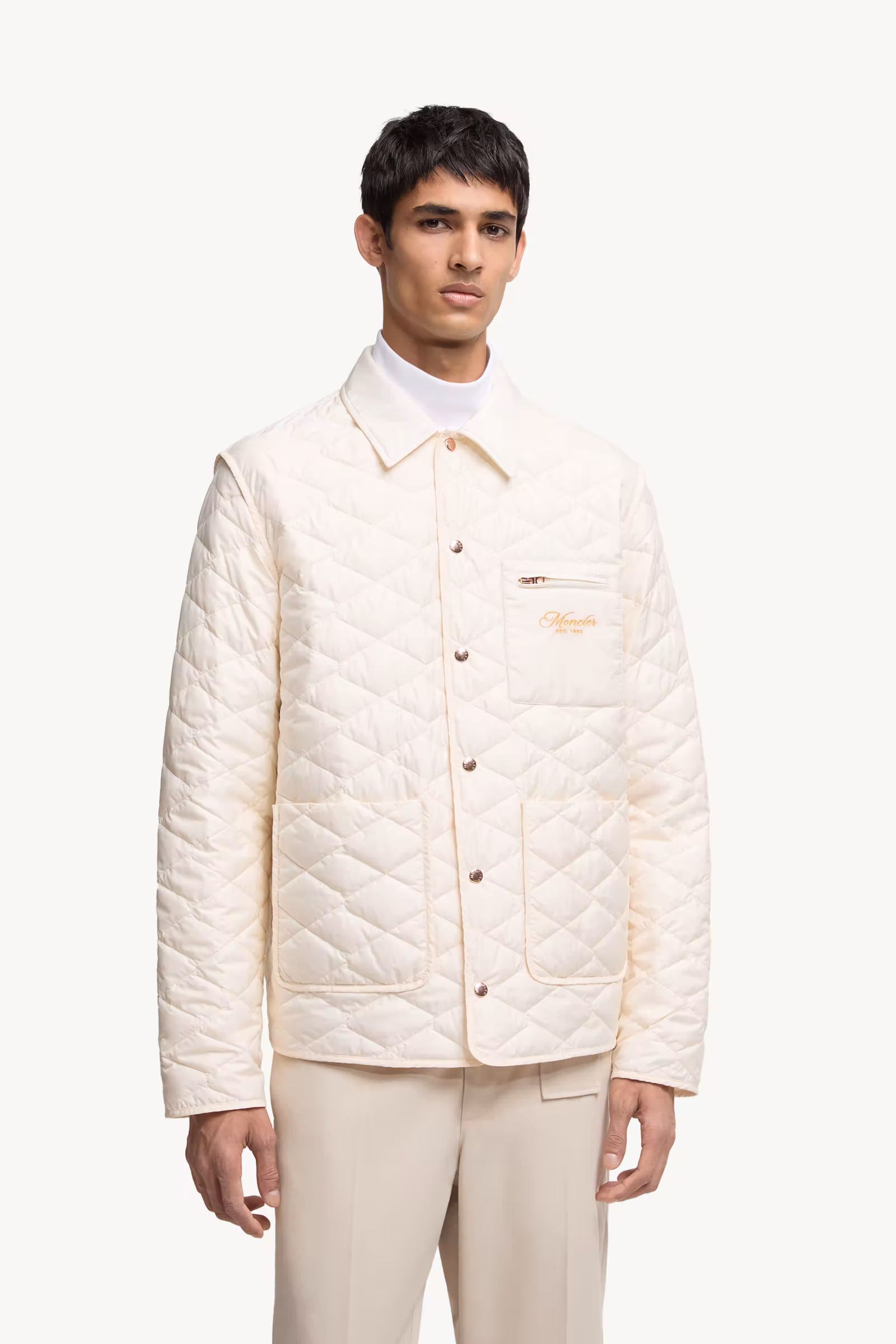 Kastos Diamond-Quilted Down Shirt Jacket
