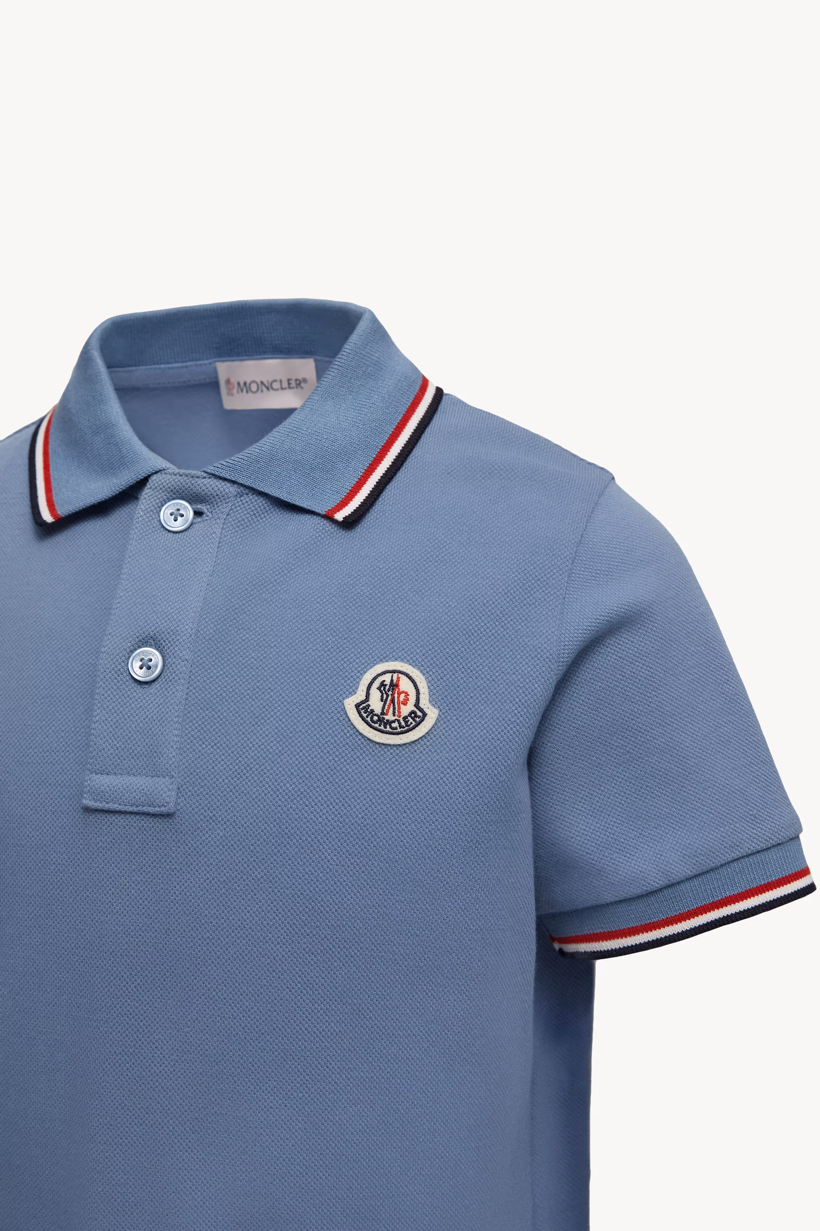 Tricolor-Trimmed Cotton Piquet Polo Shirt